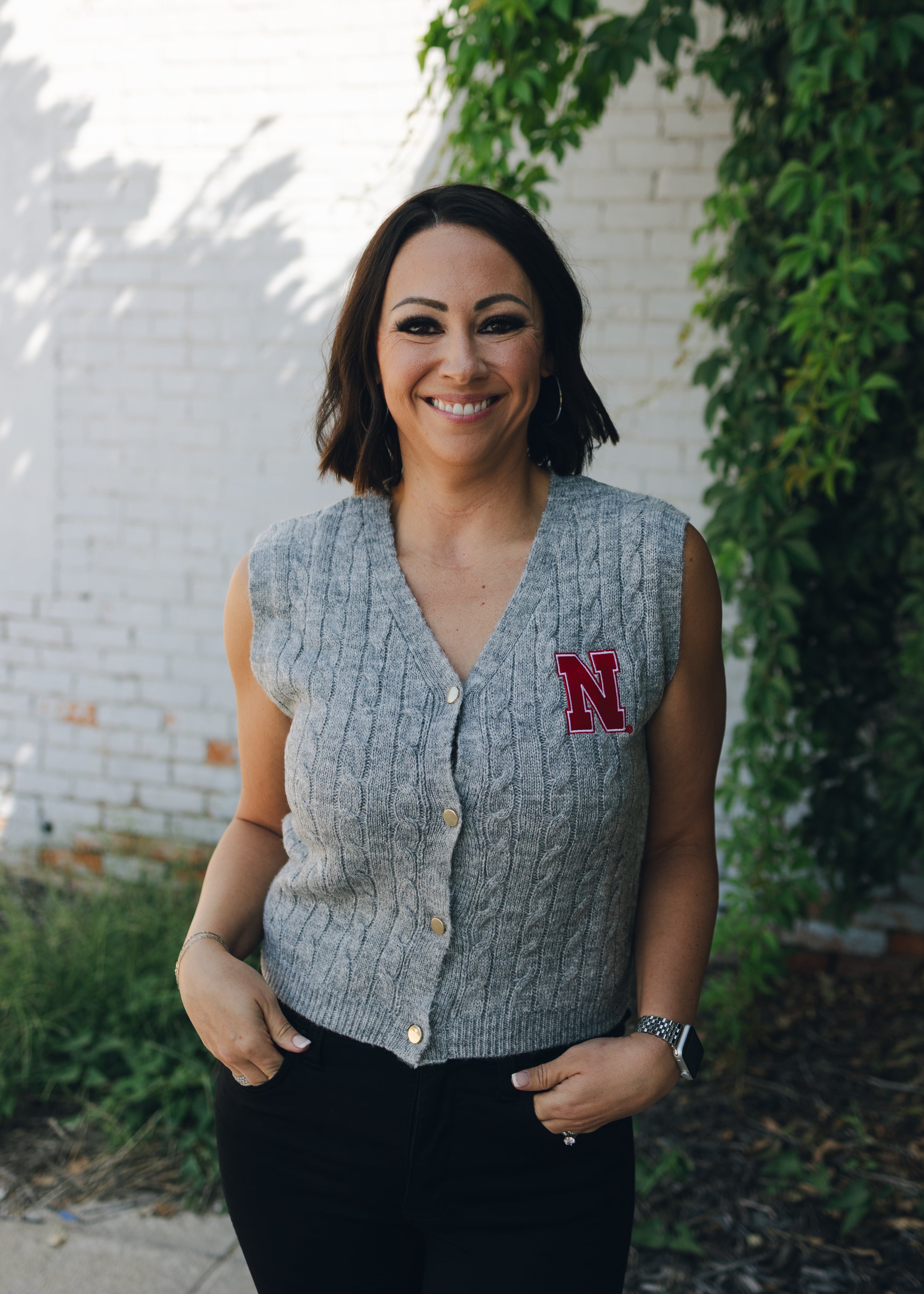 Nebraska Logo Patch Vest