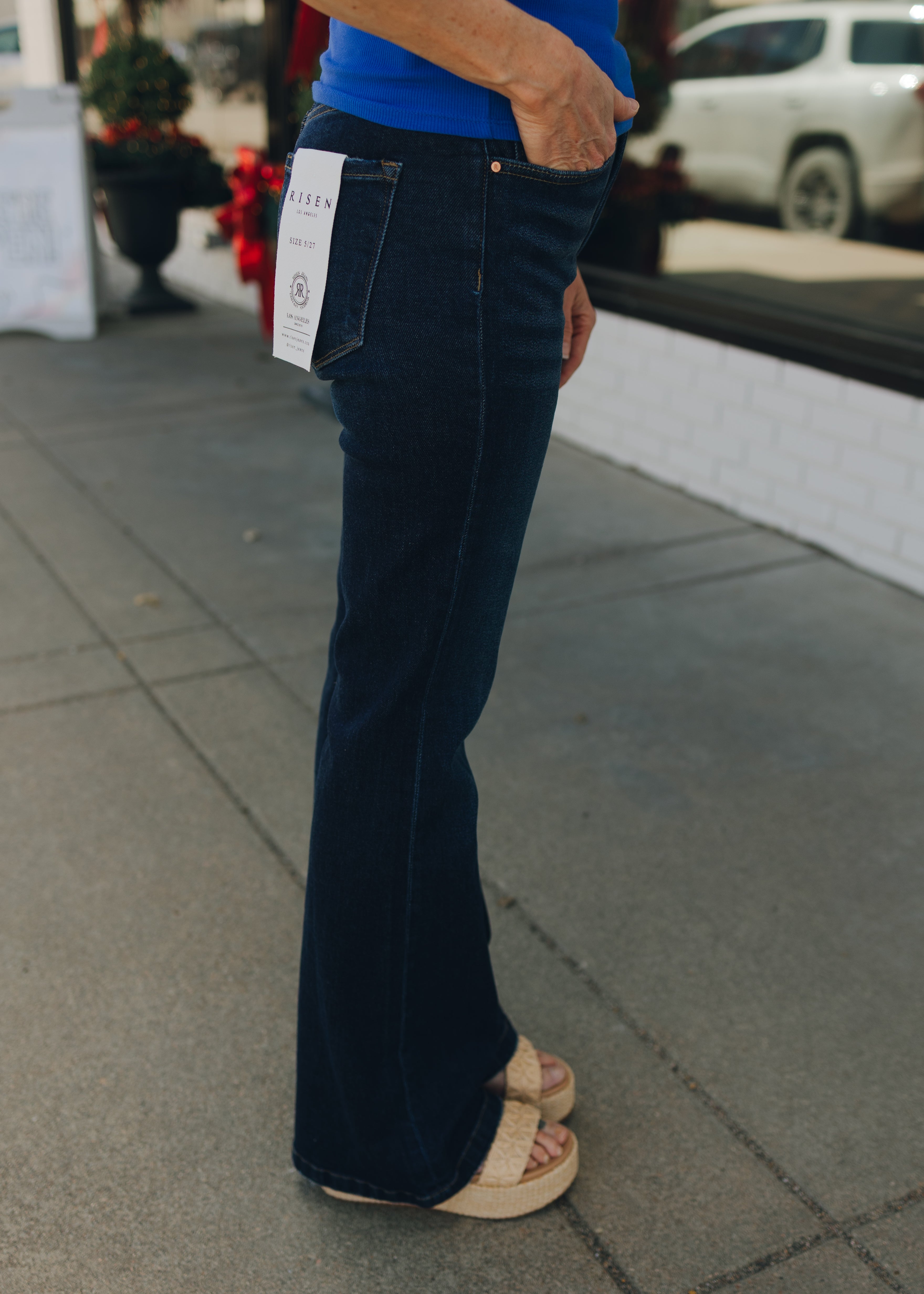 Risen TC High Rise Flare Jeans
