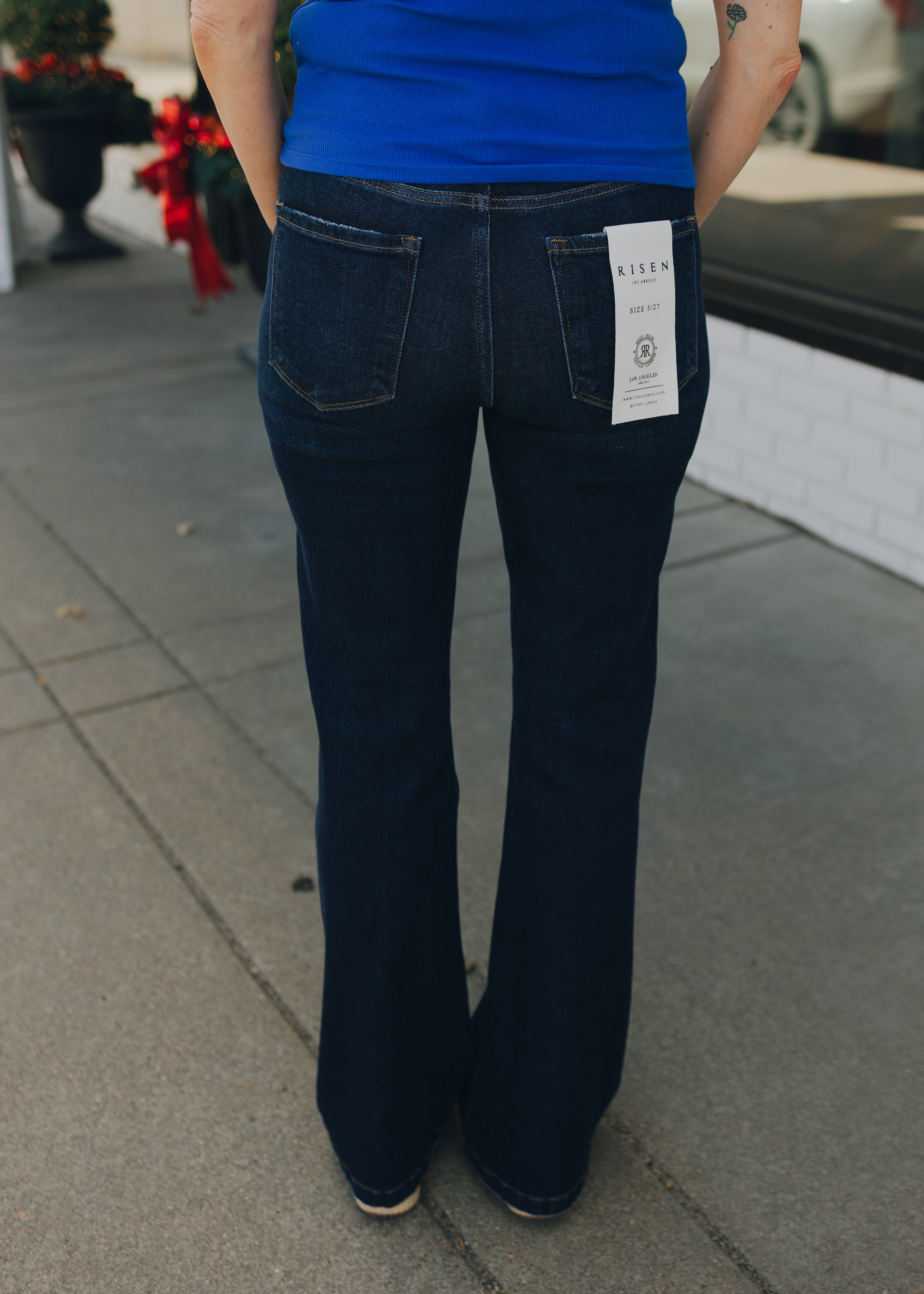 Risen TC High Rise Flare Jeans