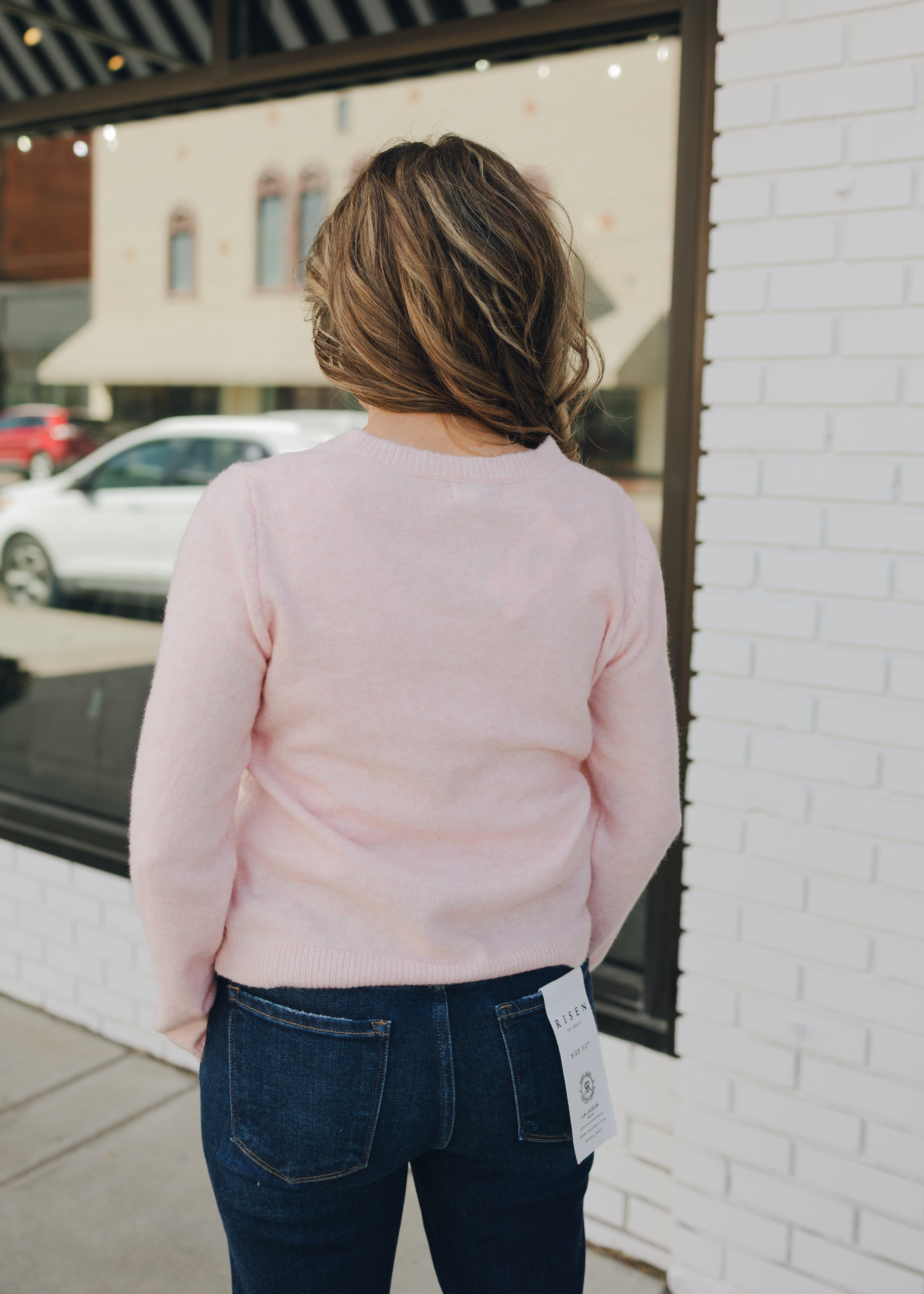 Solid Cardigan W/ Button Front