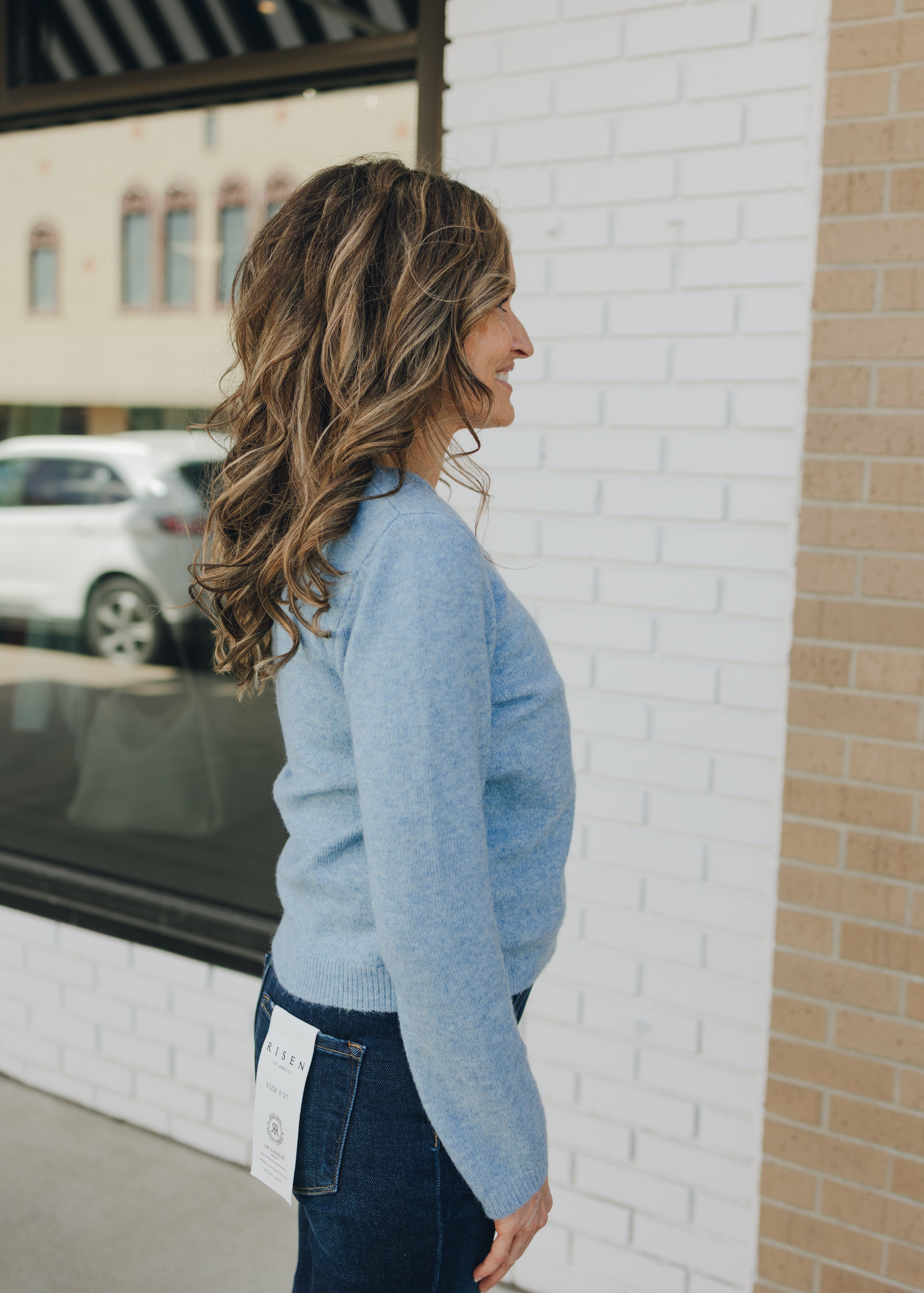 Solid Cardigan W/ Button Front