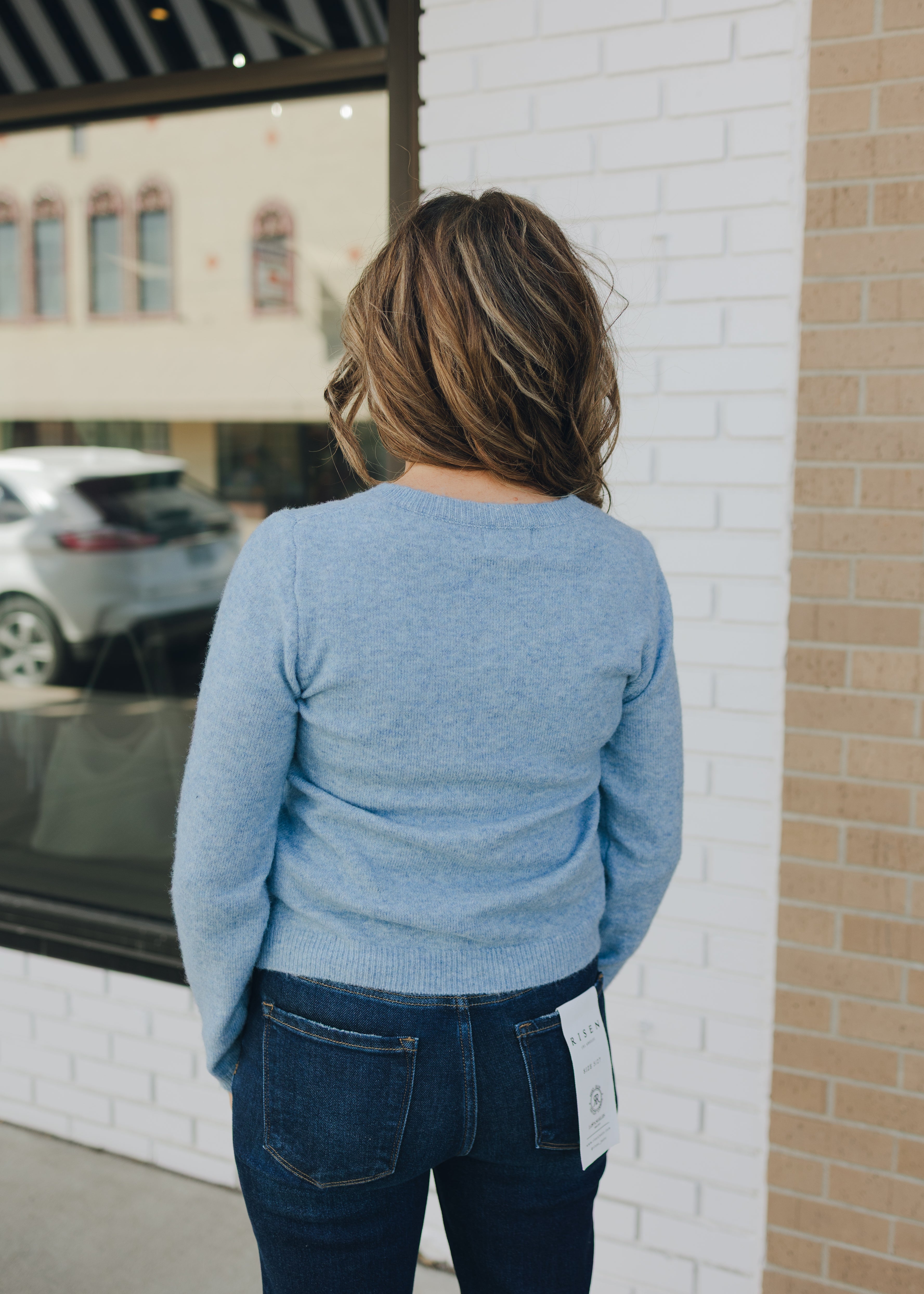 Solid Cardigan W/ Button Front