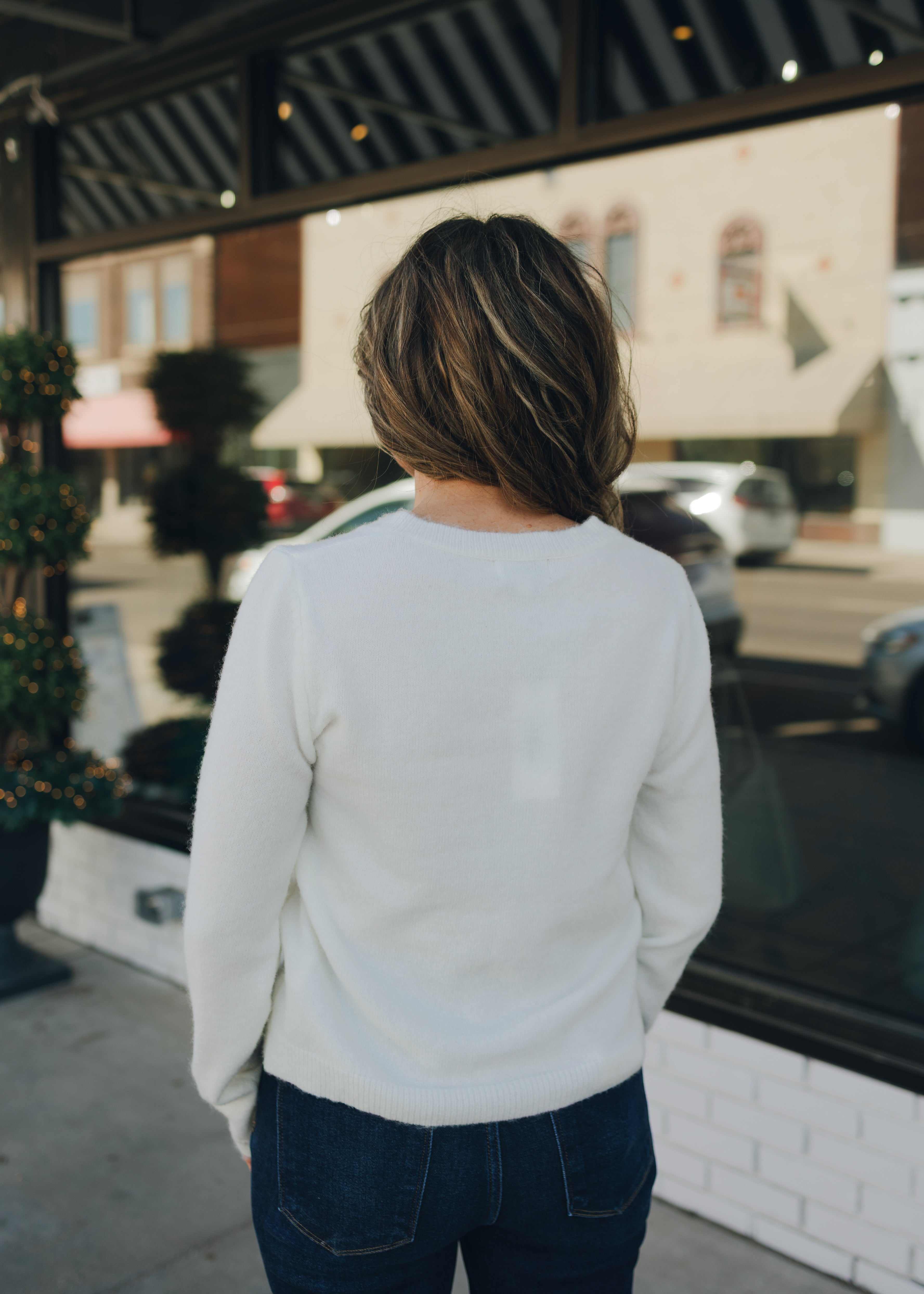 Solid Cardigan W/ Button Front