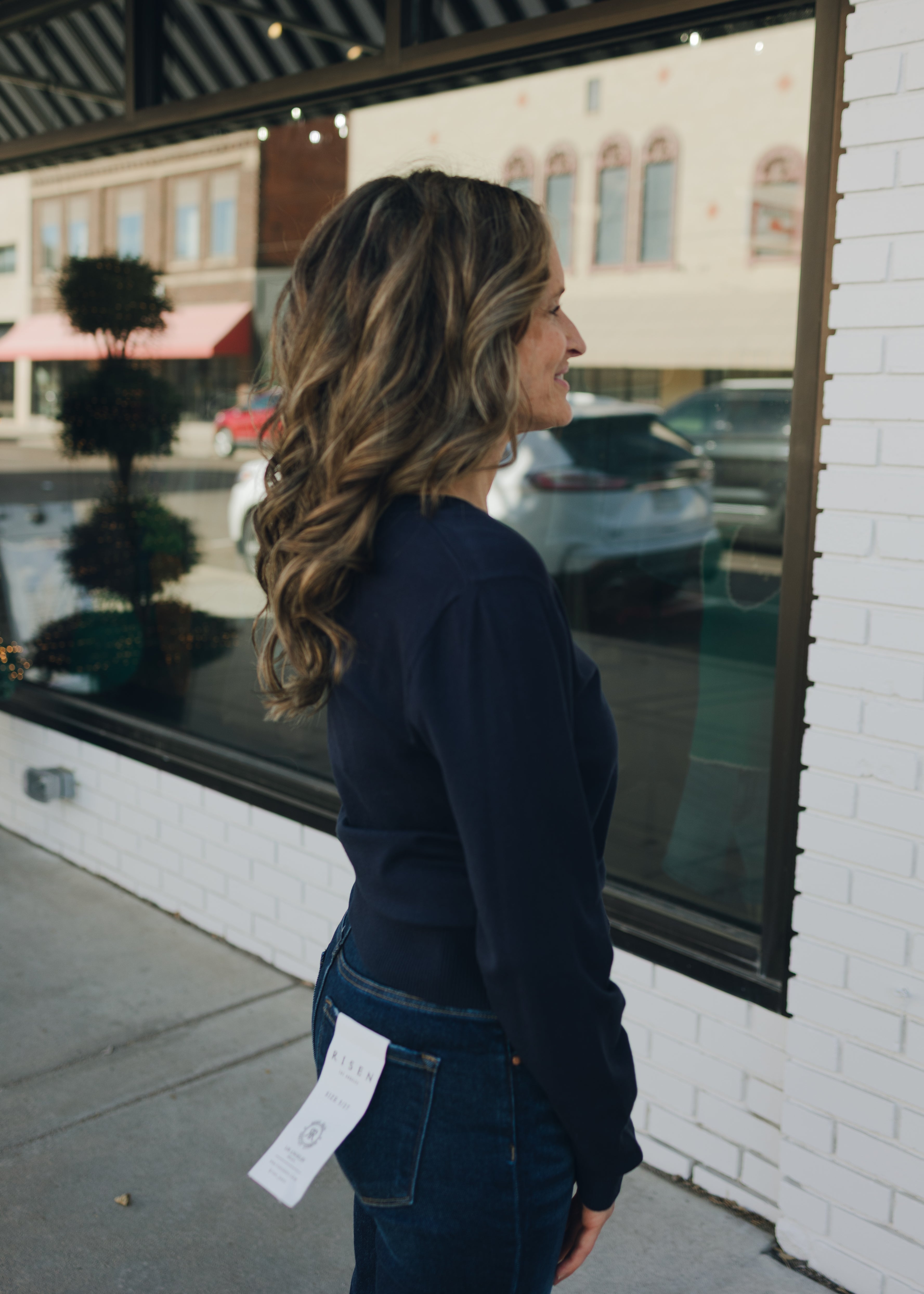 Solid Cardigan W/ Heart Buttons