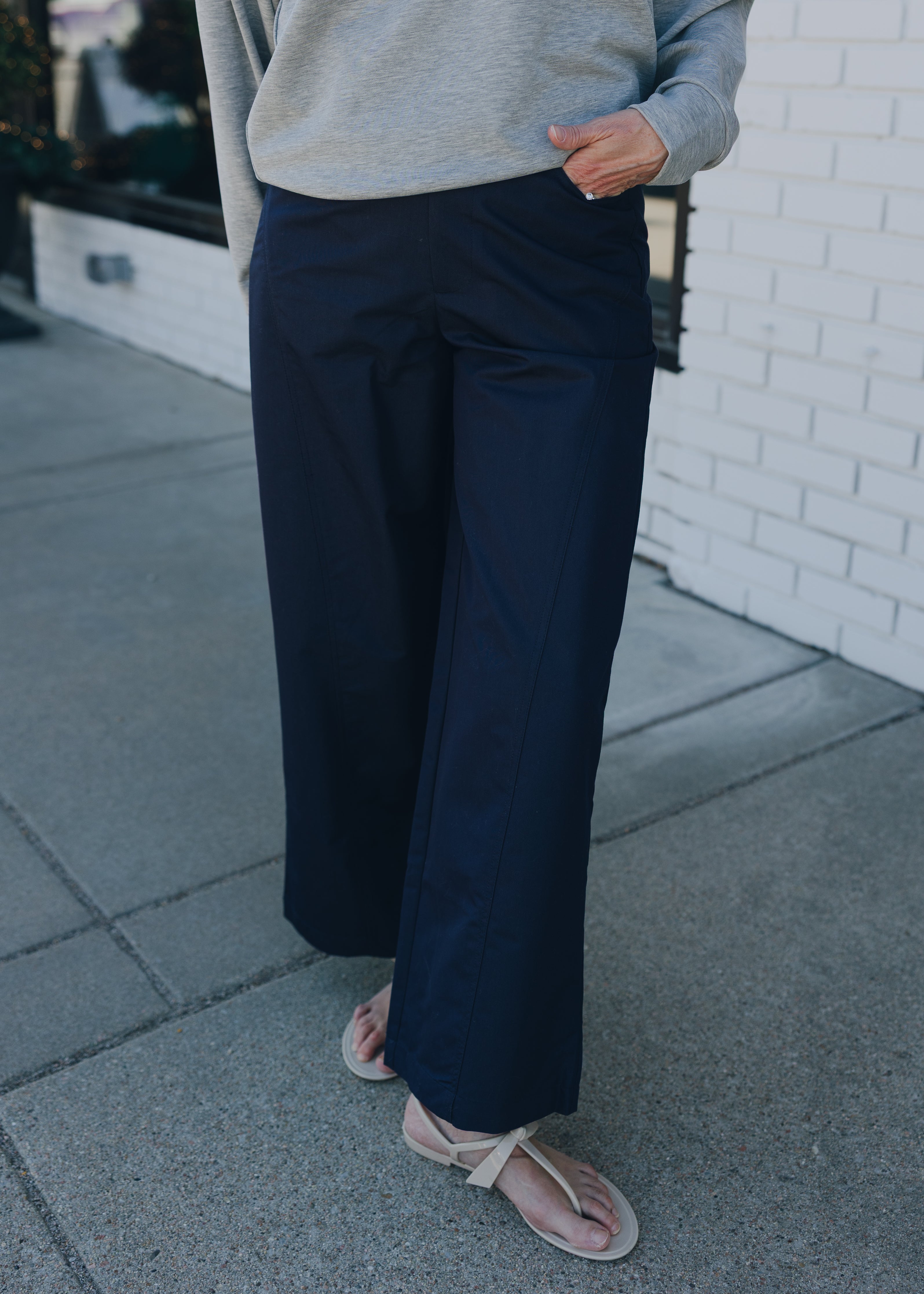 Tailored Straight Leg Pants