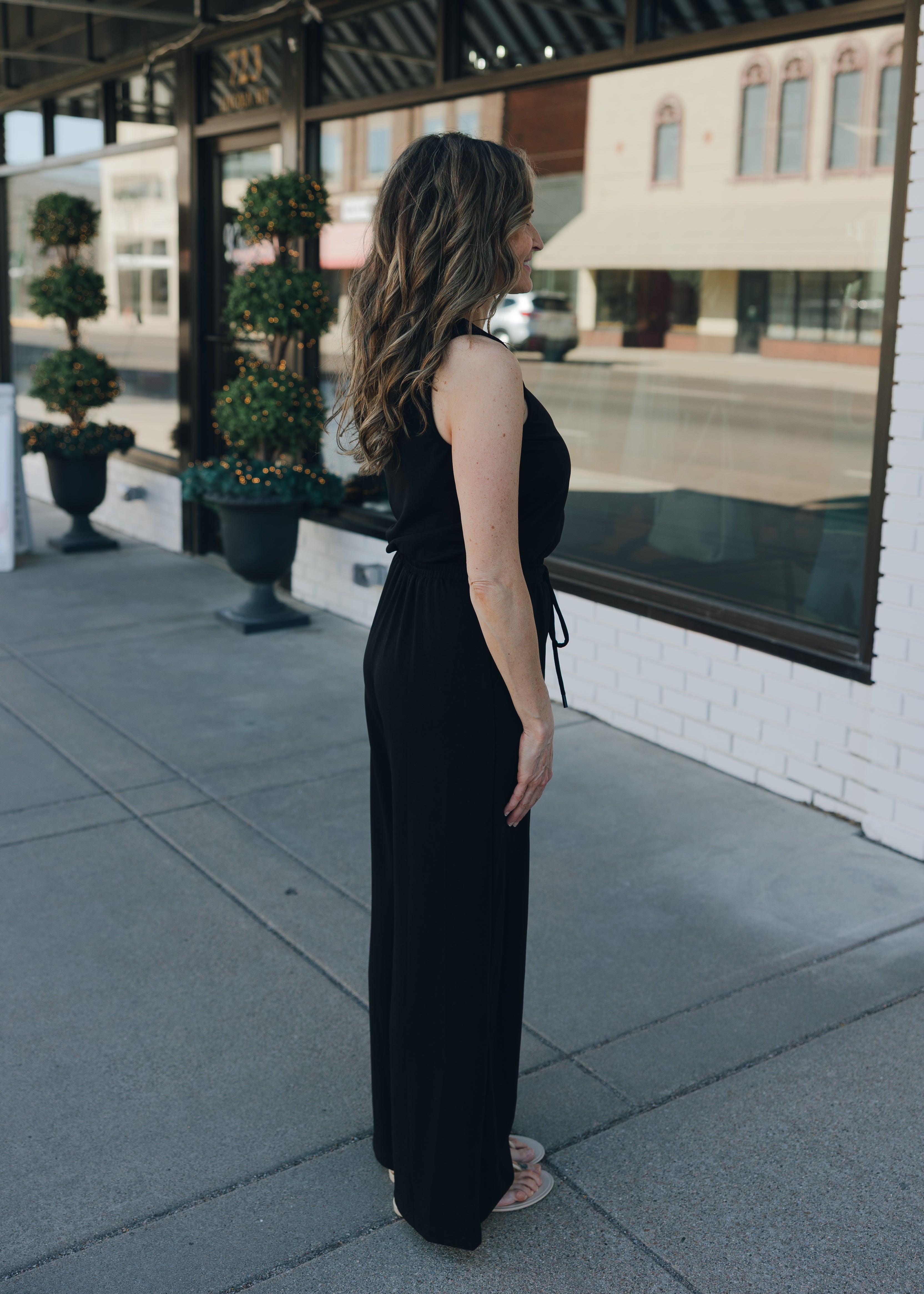 Modal Knit Sleeveless Jumpsuit