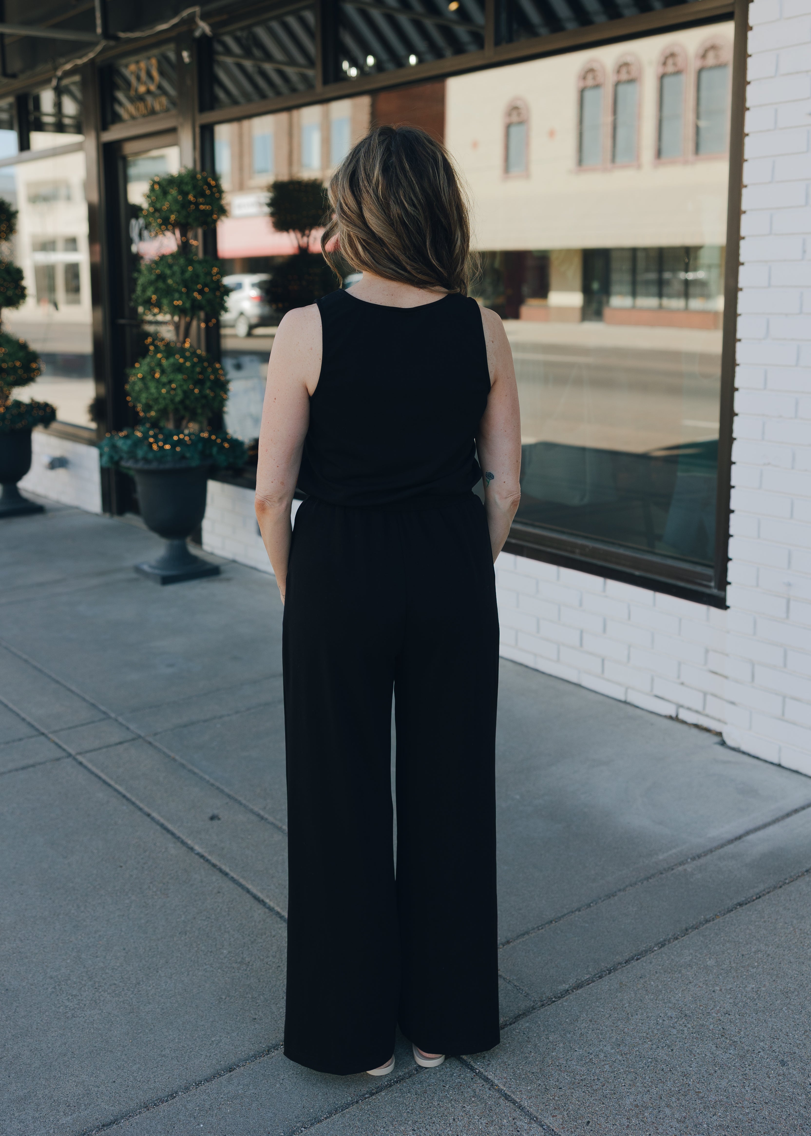 Modal Knit Sleeveless Jumpsuit