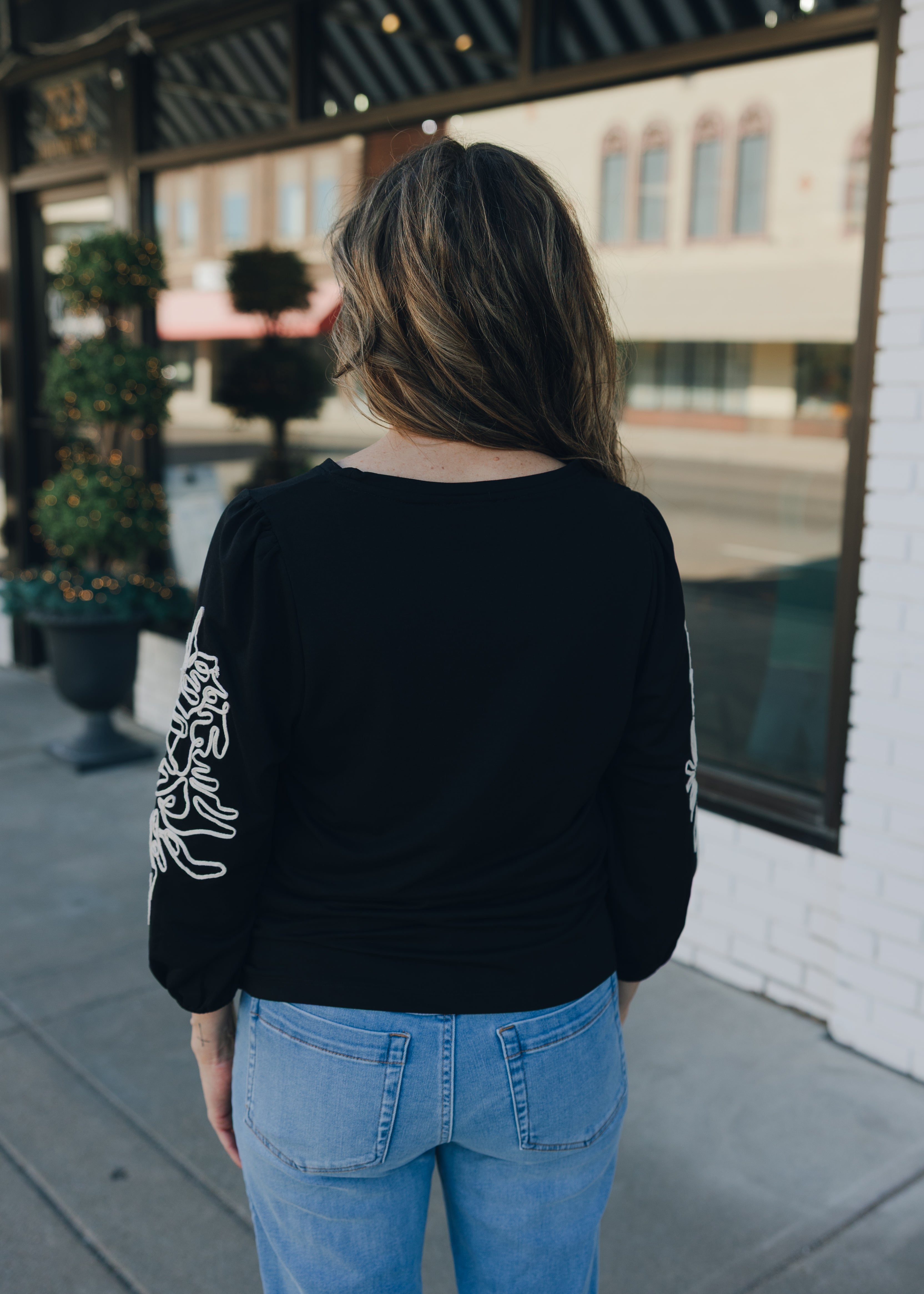 Tribal 3/4 Sleeve W/ Soutache Detail