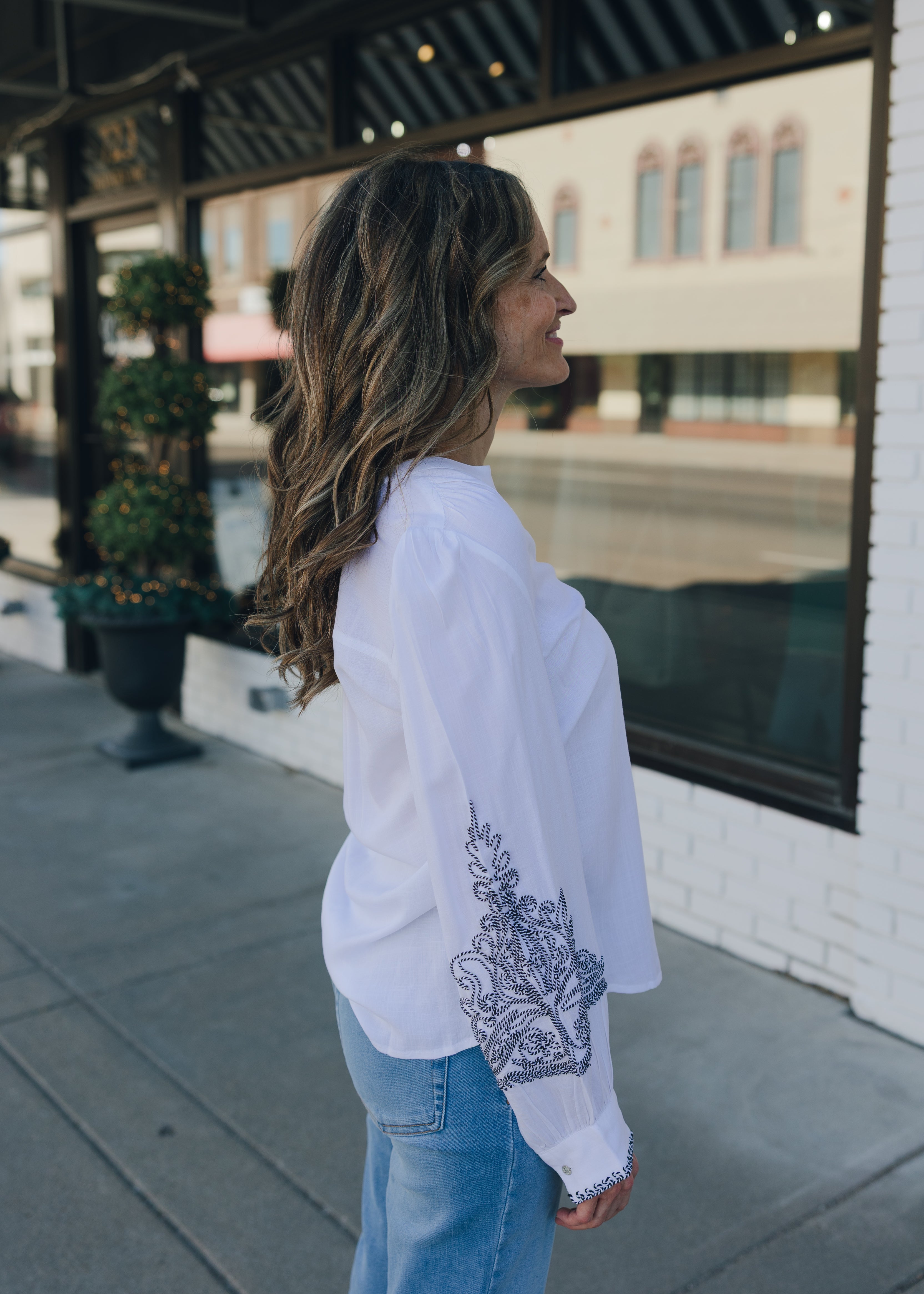 Tribal Blouse W/ Embroidery Detail