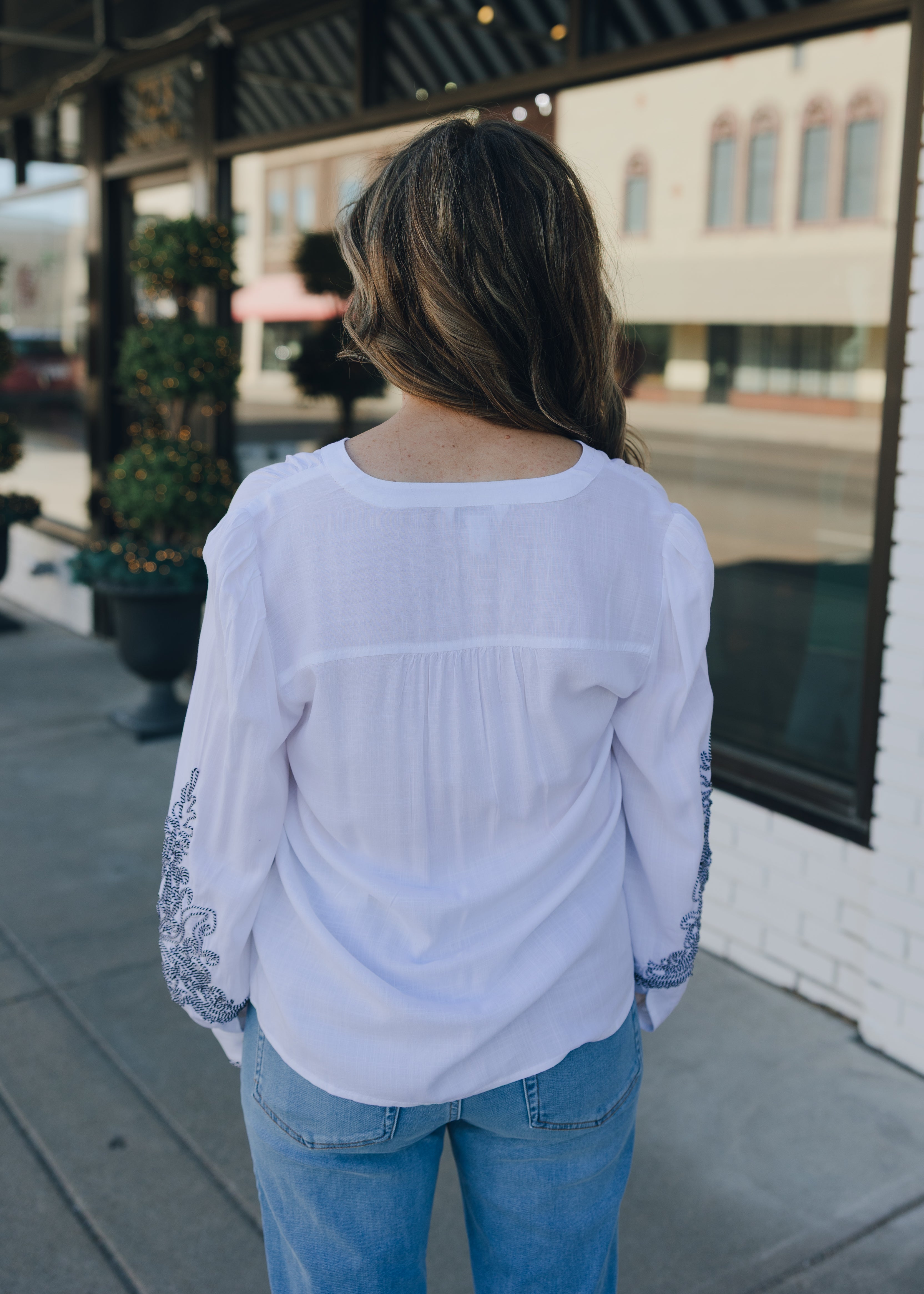 Tribal Blouse W/ Embroidery Detail