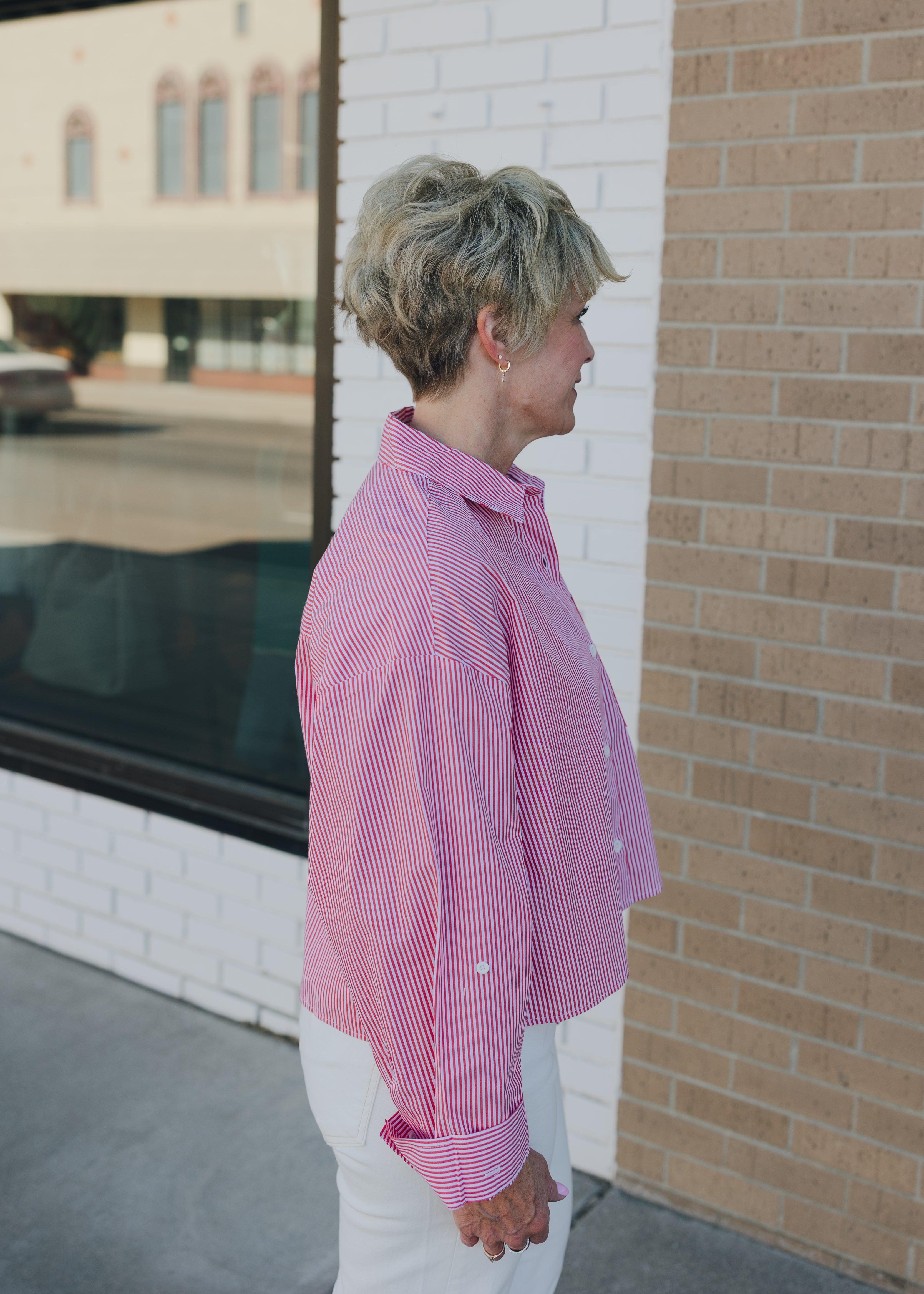 Nebraska Logo Patch Button Up