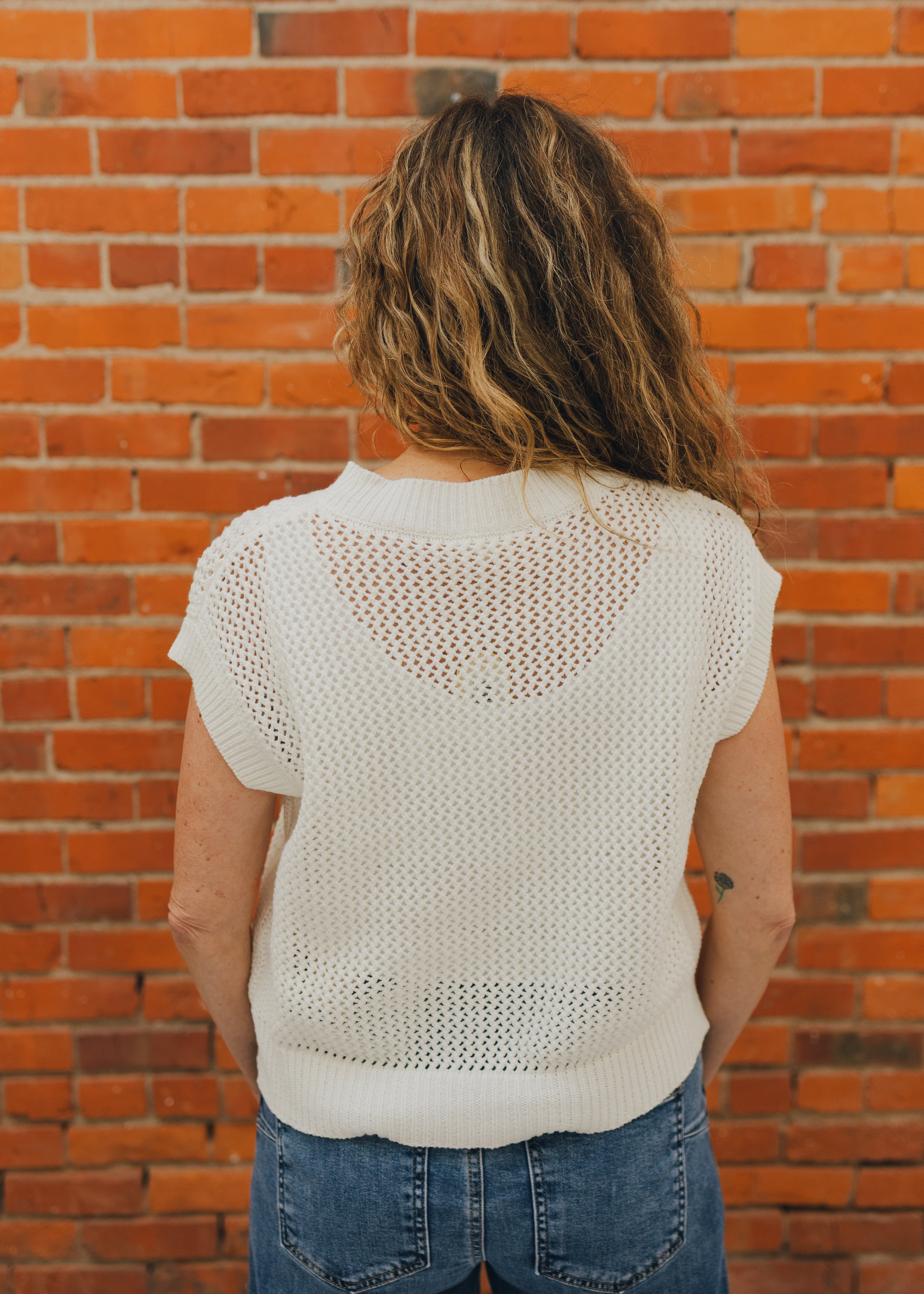 Drop Shoulder Lightweight Knit Sweater