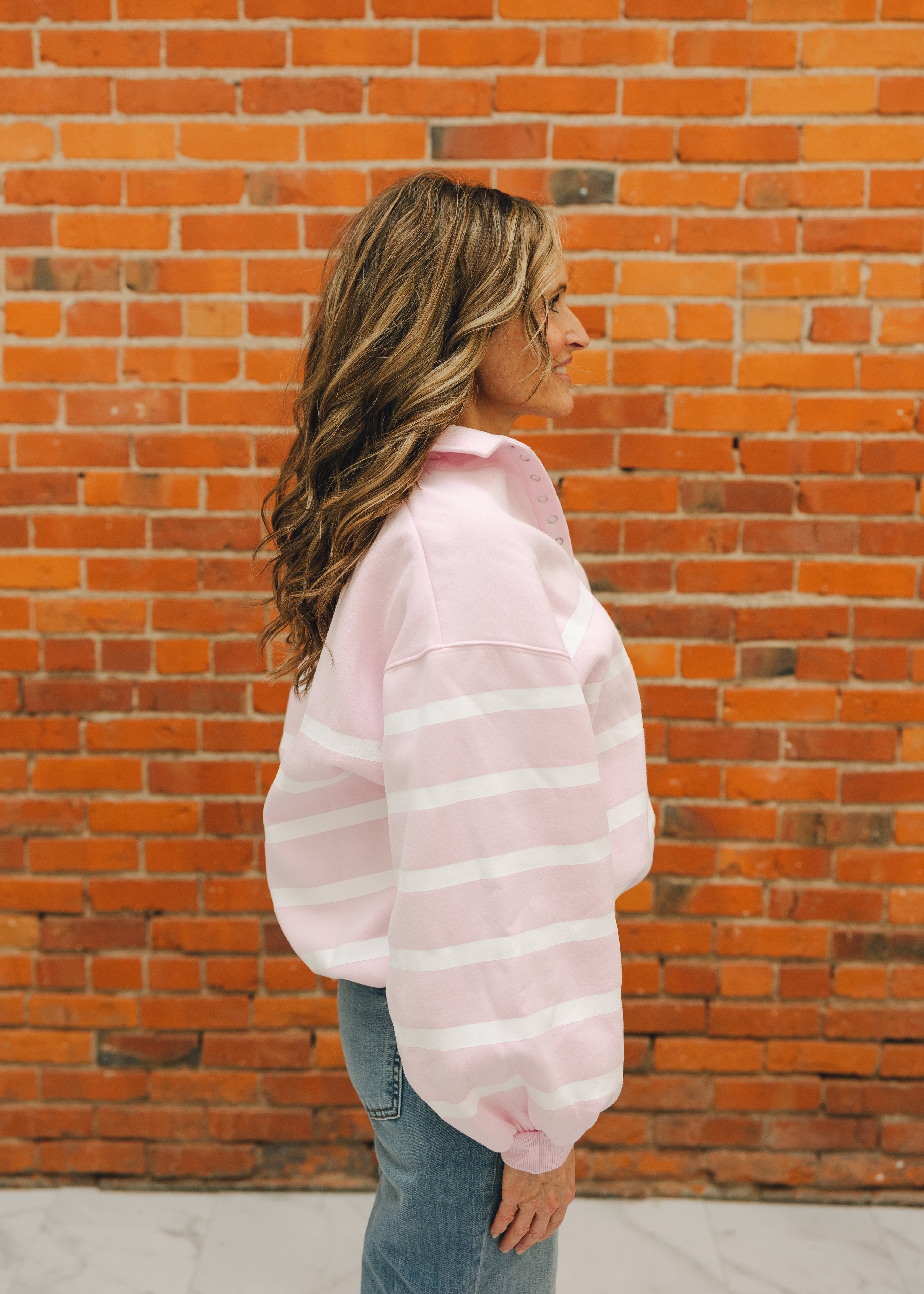 Addison Stripe Pullover
