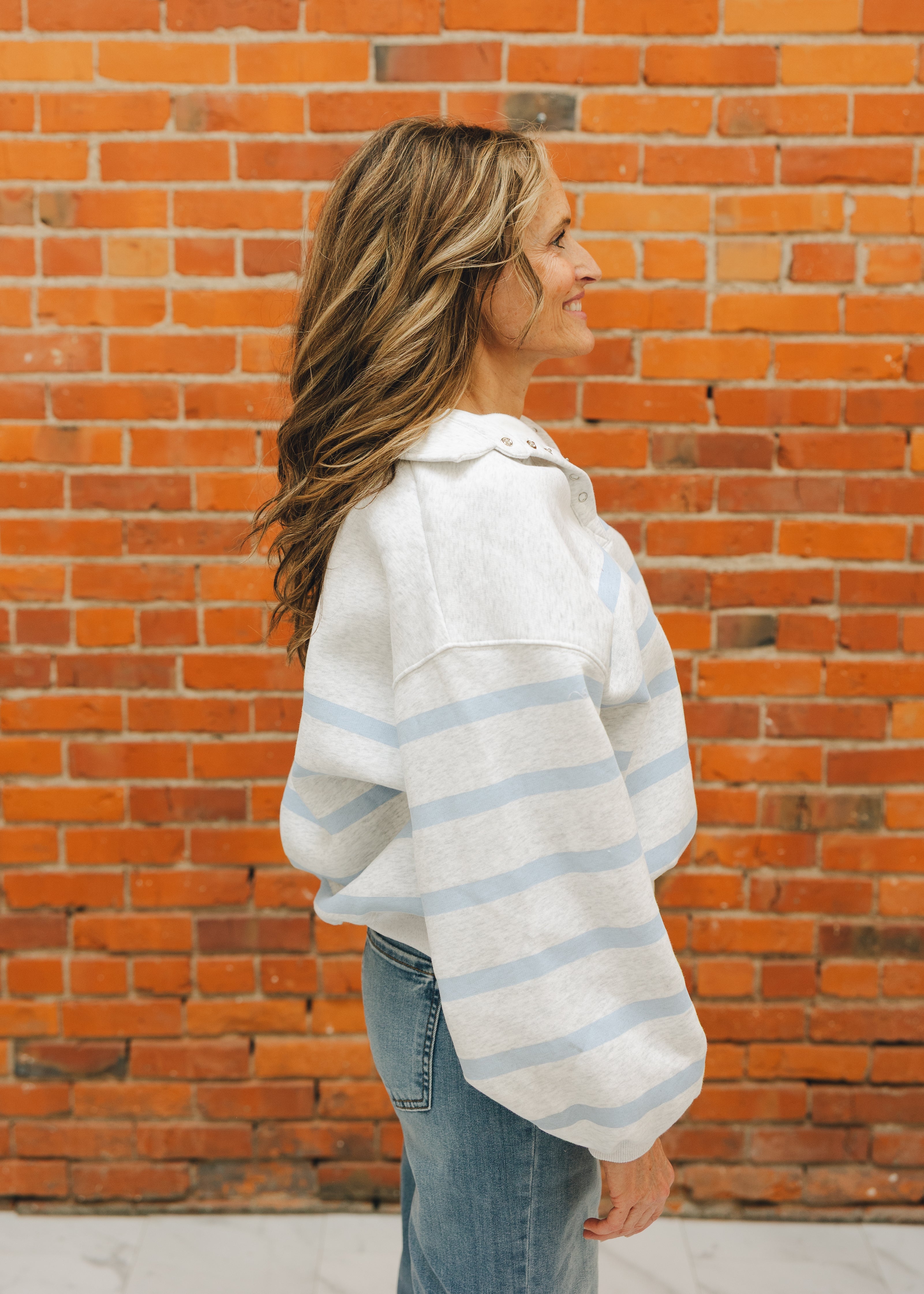 Addison Stripe Pullover