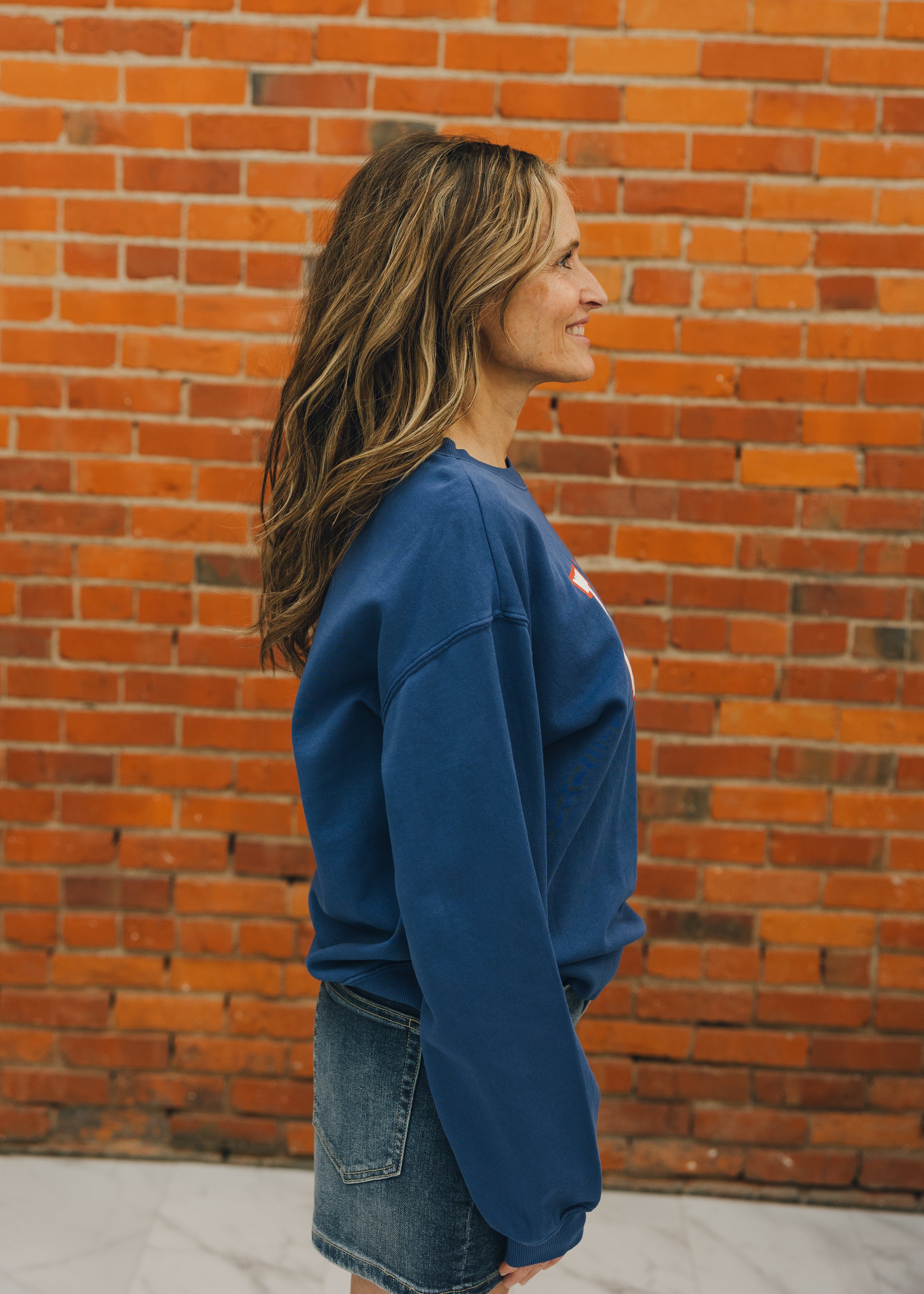 Z Supply Americana Boyfriend Sweatshirt