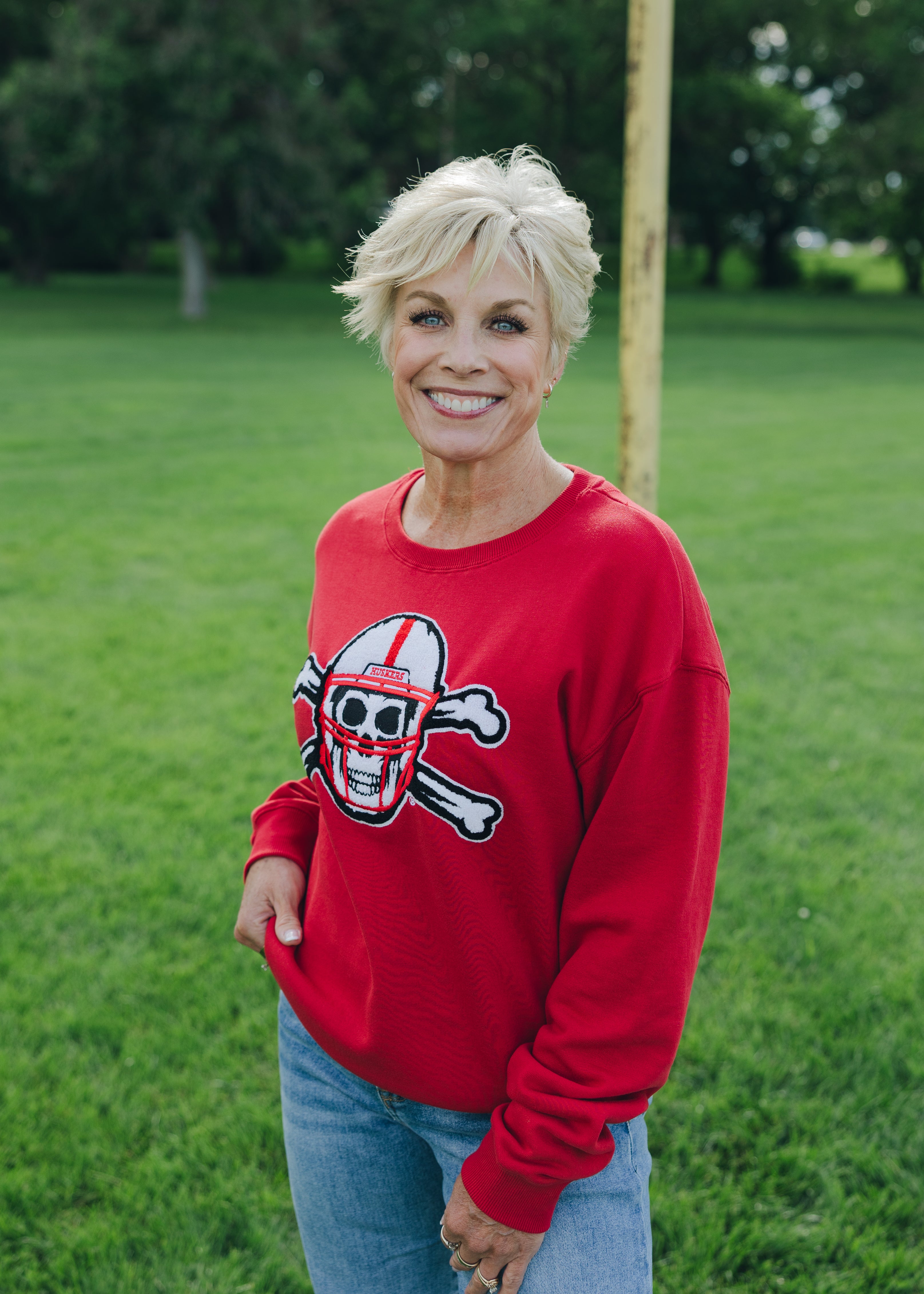 NE Mascot Chenille Comfort Crew