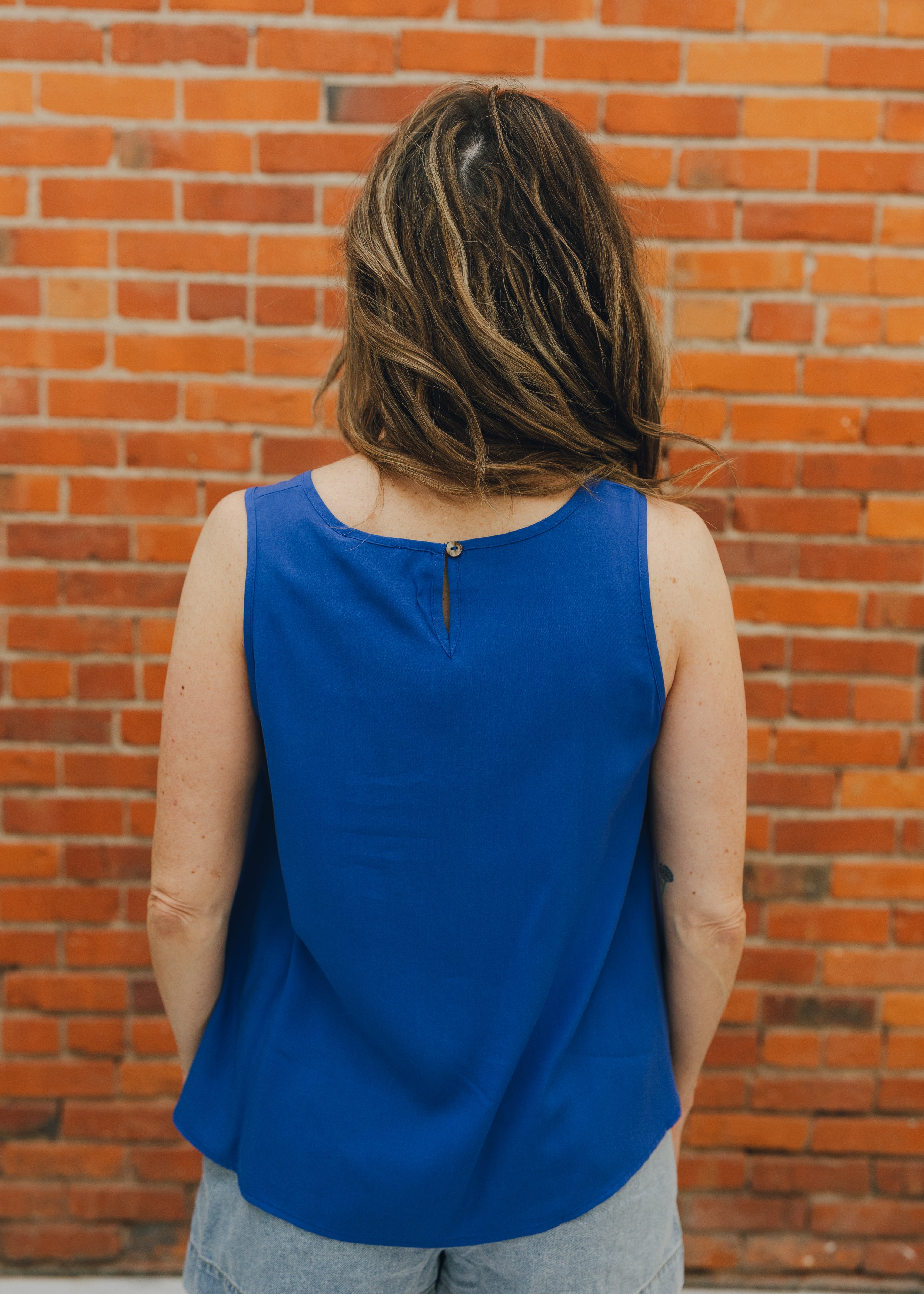 Molly Bracken Cobalt Sleeveless Top