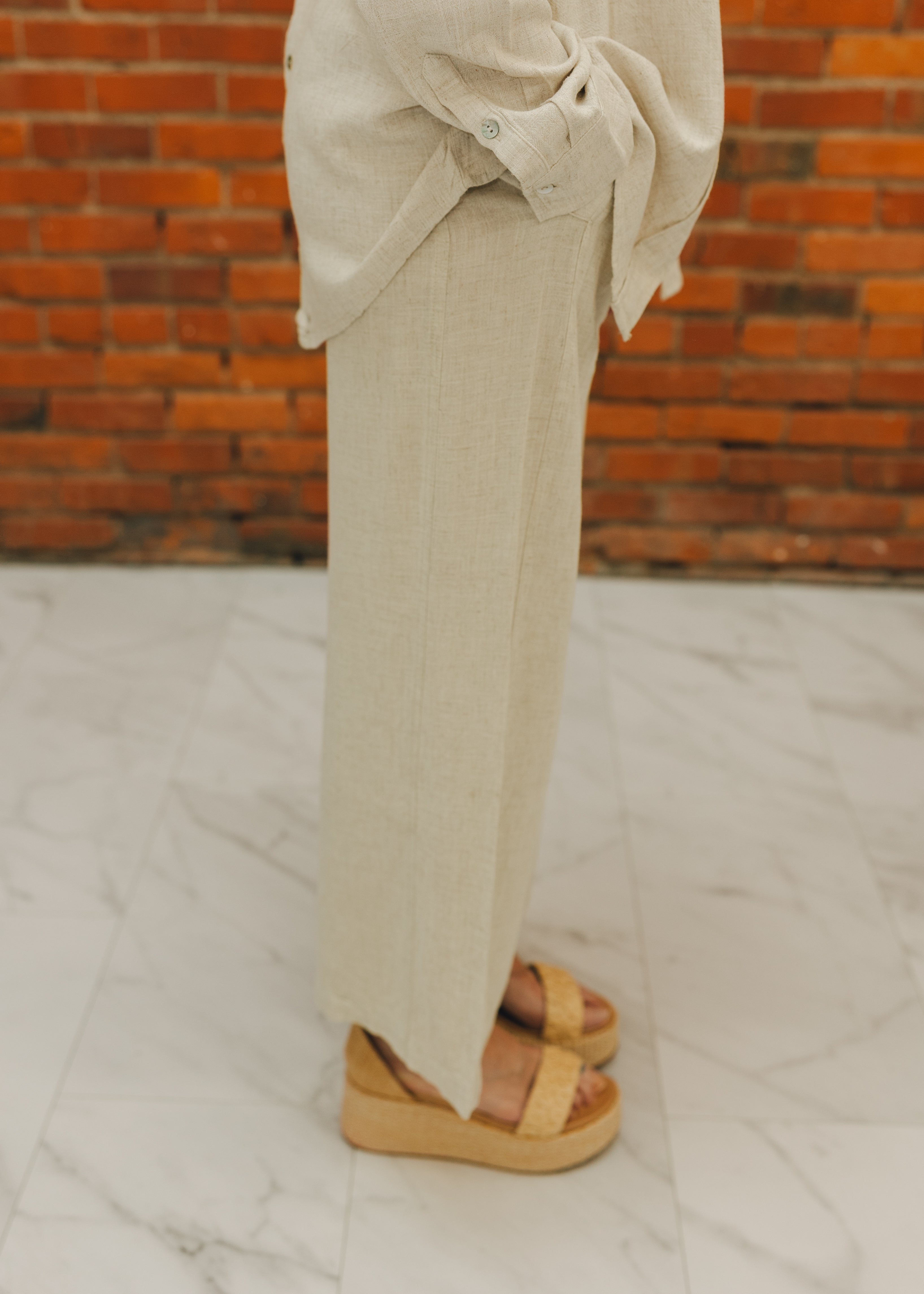 Tribal Pull On Ankle Pant W/ Front Pockets