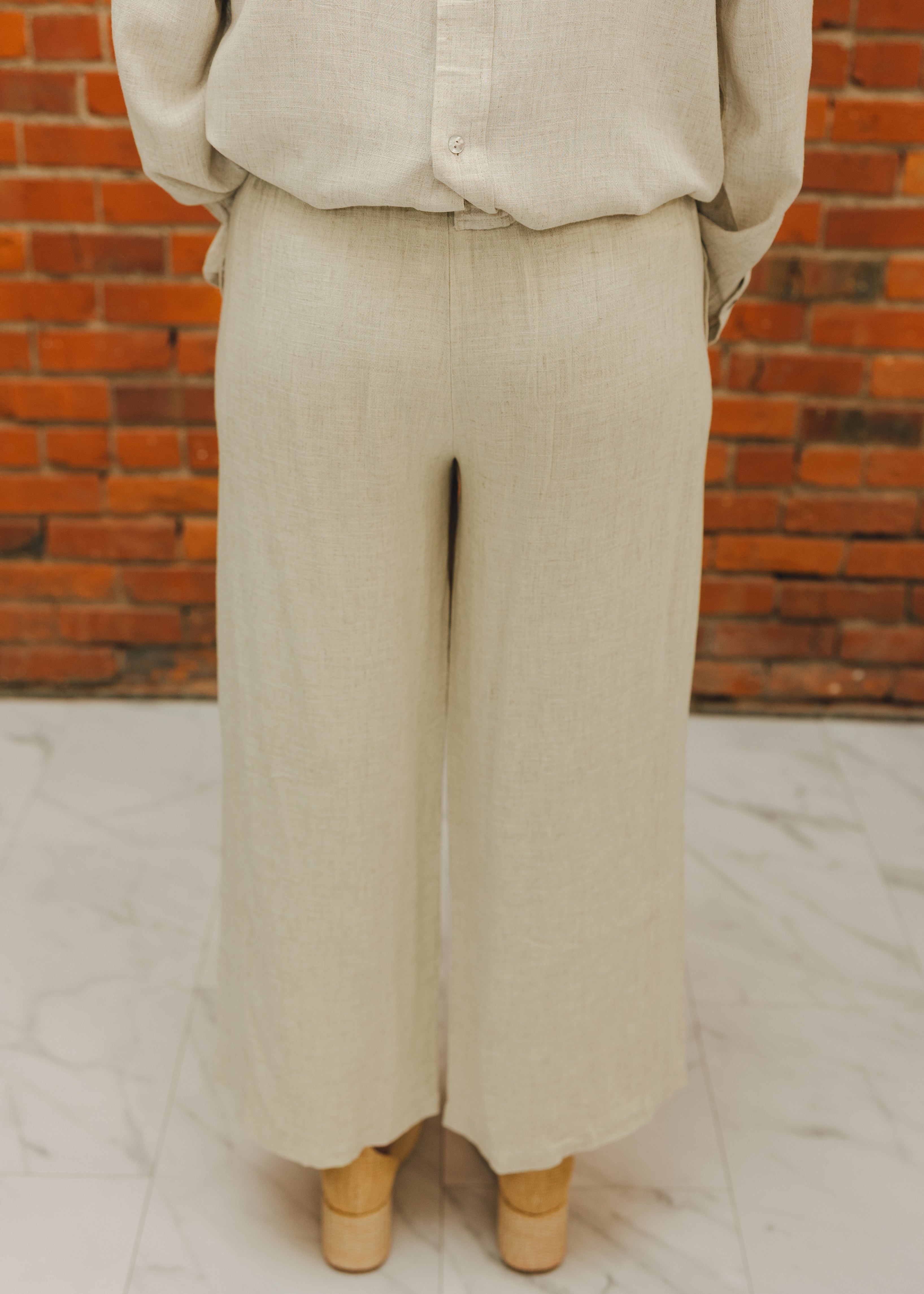 Tribal Pull On Ankle Pant W/ Front Pockets