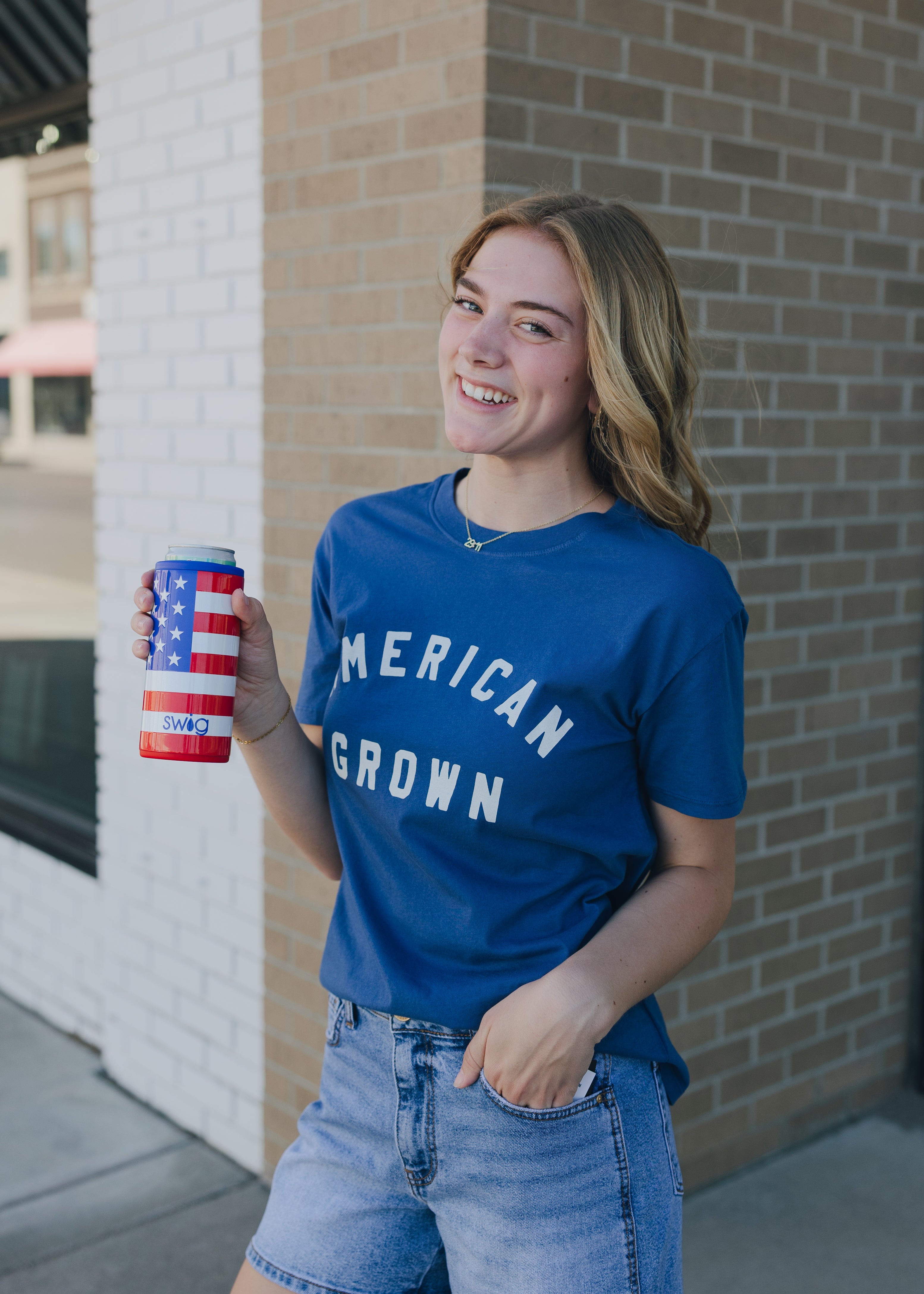 Z Supply American Boyfriend Tee