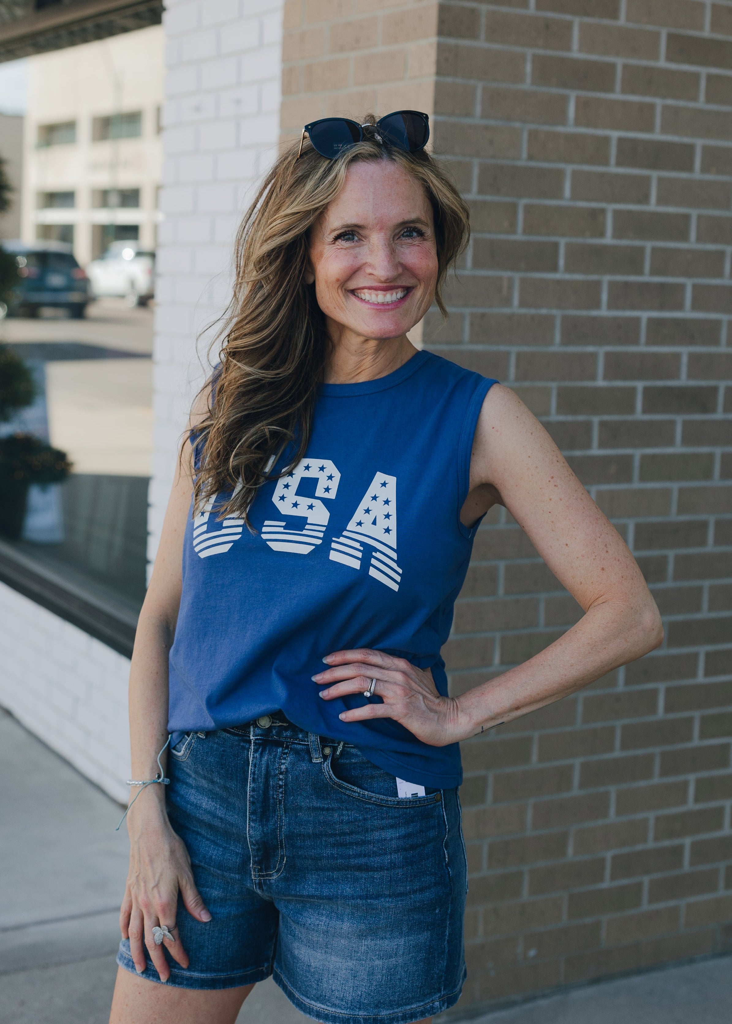 Z Supply Stars and Stripes Muscle Tank