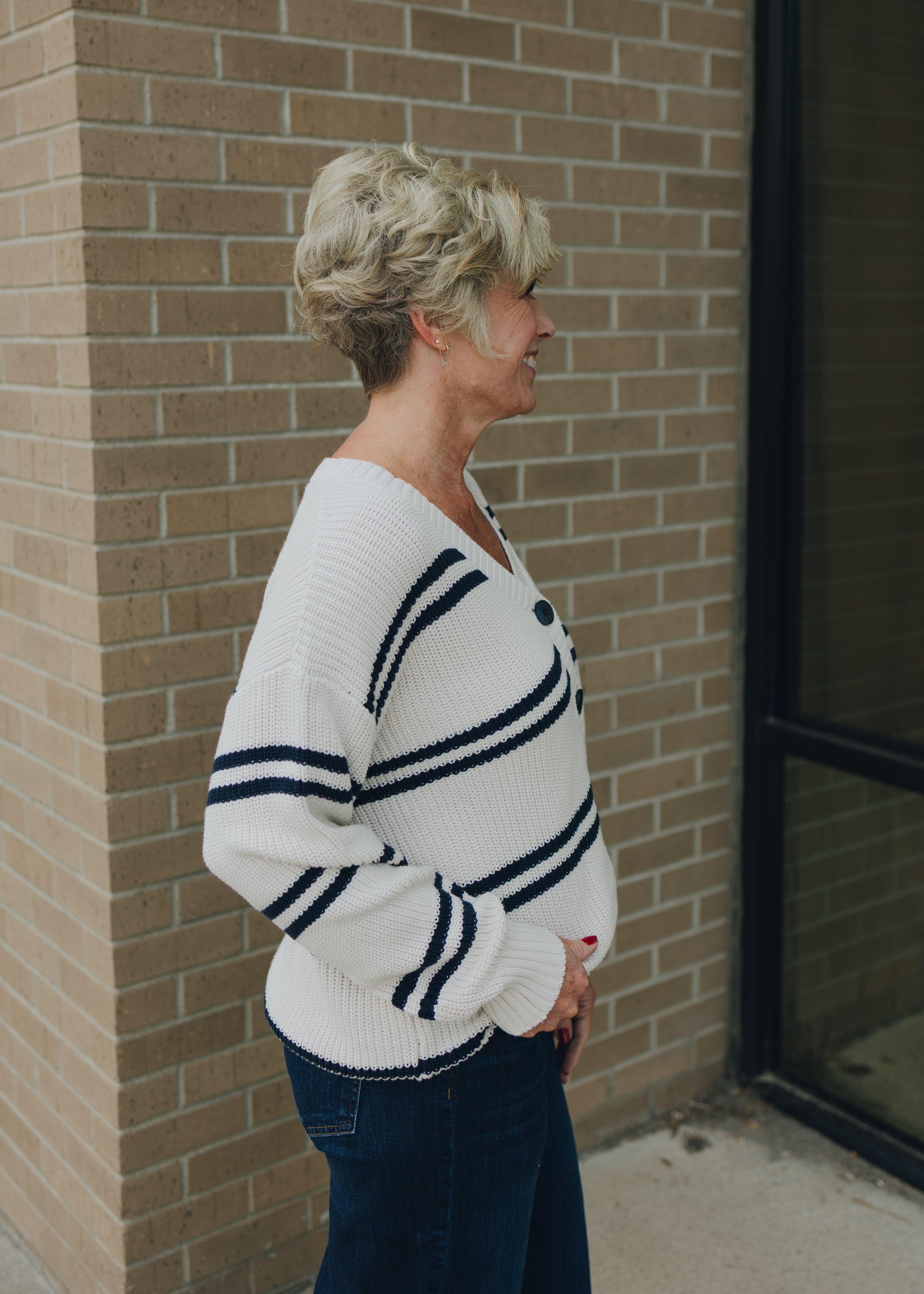 Z Supply Boyfriend Striped Cardigan