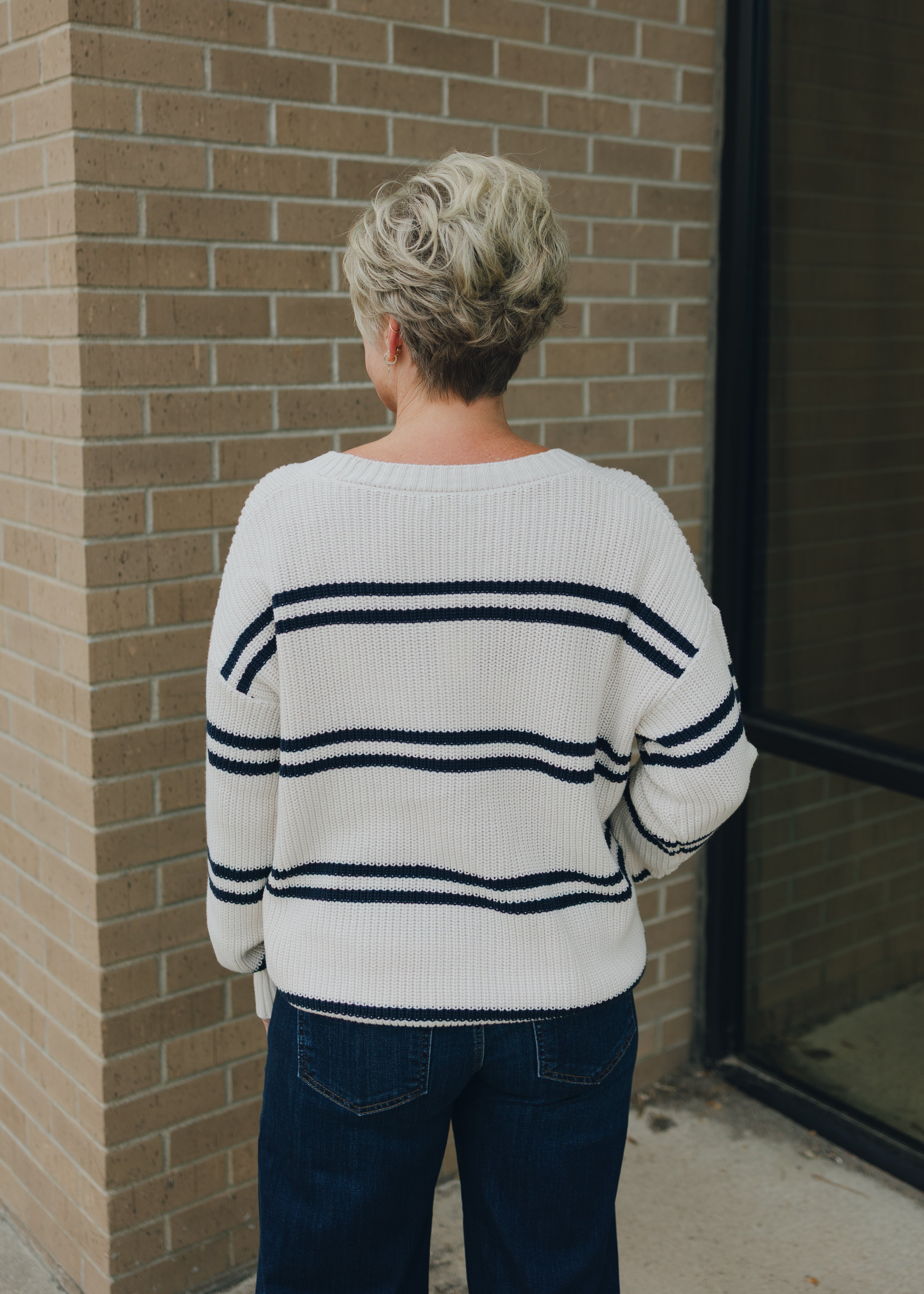 Z Supply Boyfriend Striped Cardigan