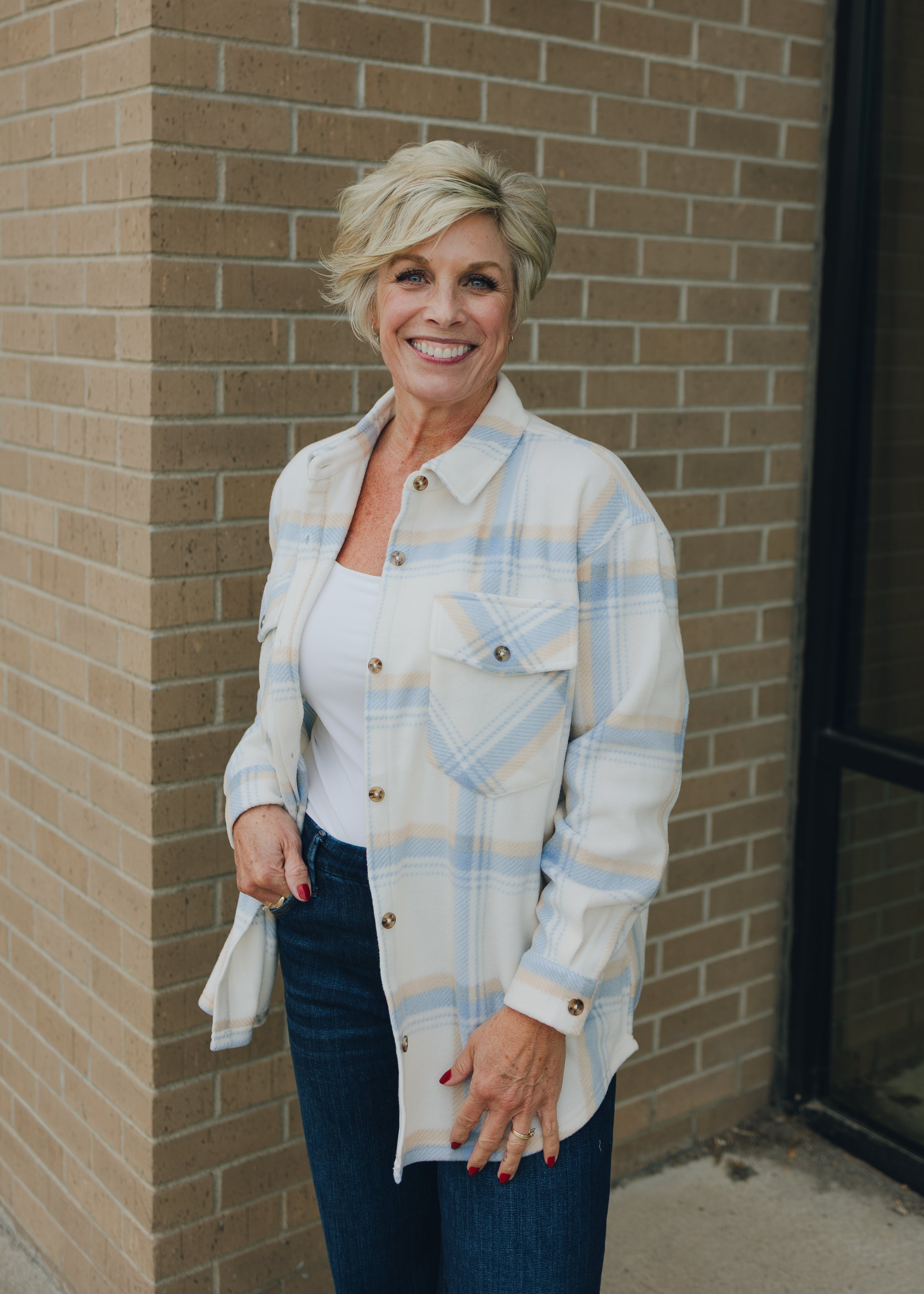 Z Supply Hiker Two Toned Fleece Jacket