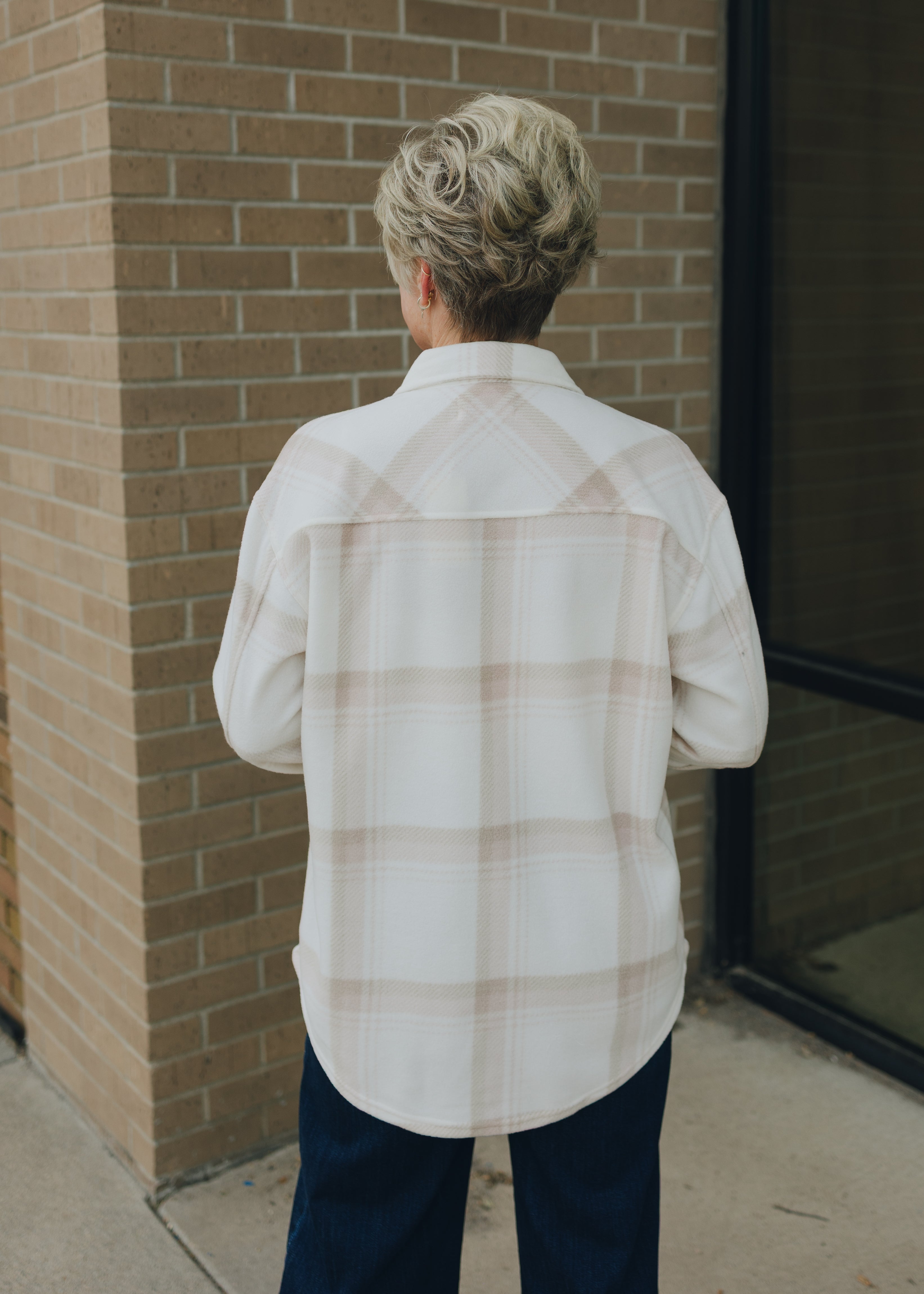 Z Supply Hiker Two Toned Fleece Jacket - Smokey