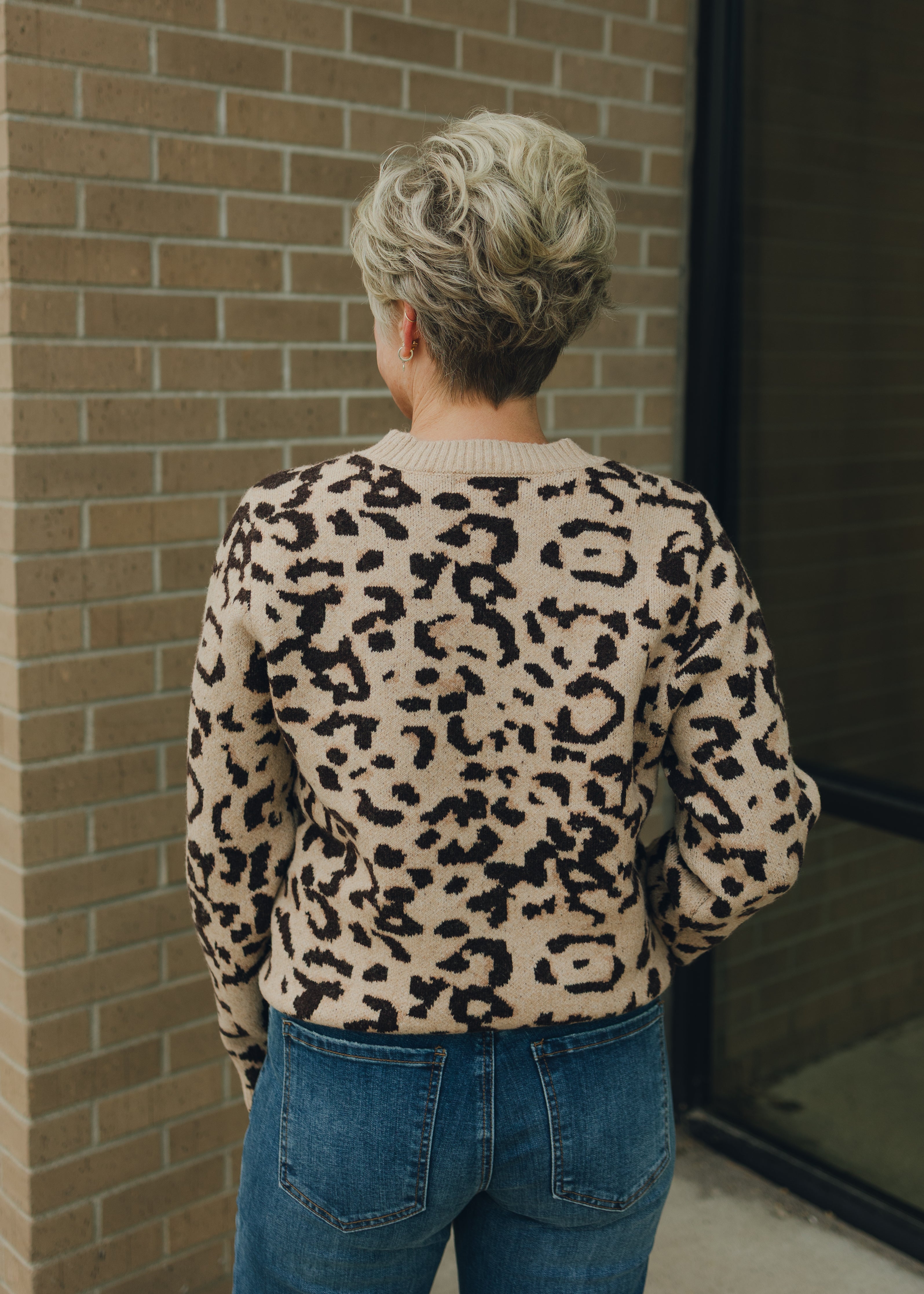 KUT Gisela Animal Print Sweater