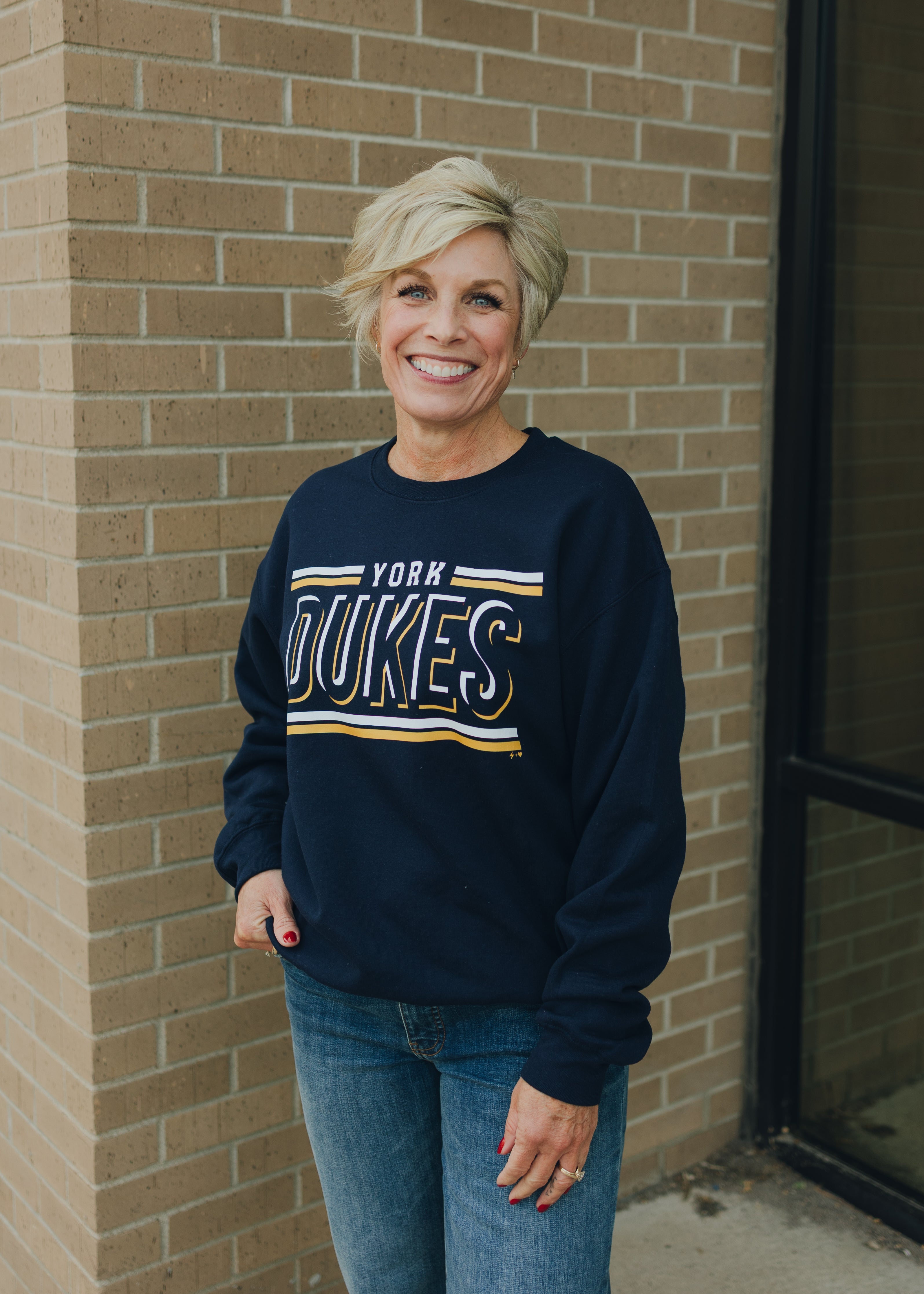 York Tripple Threat Sweatshirt - Navy