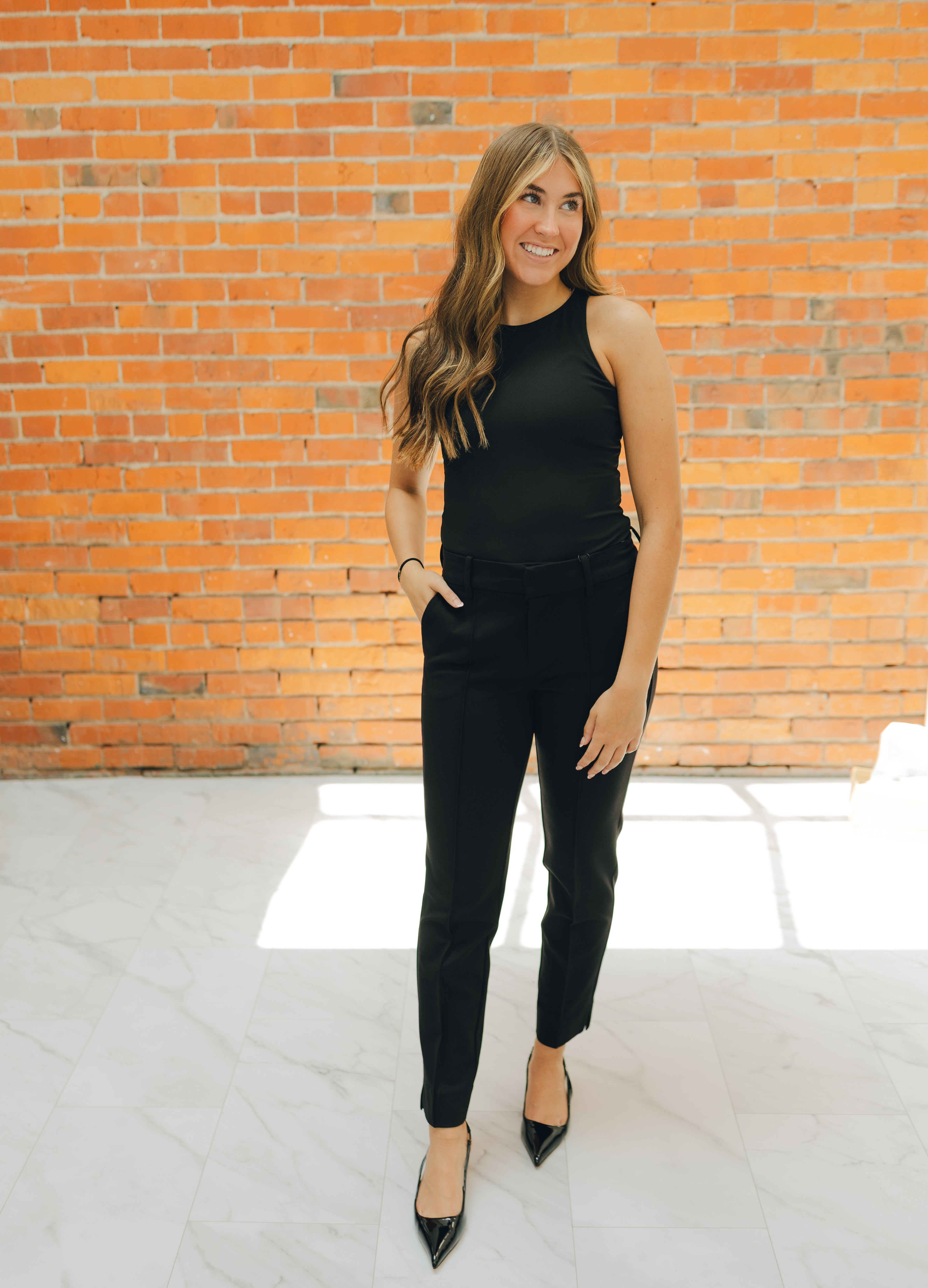 Liverpool Gemma Cigarette Trouser - Black