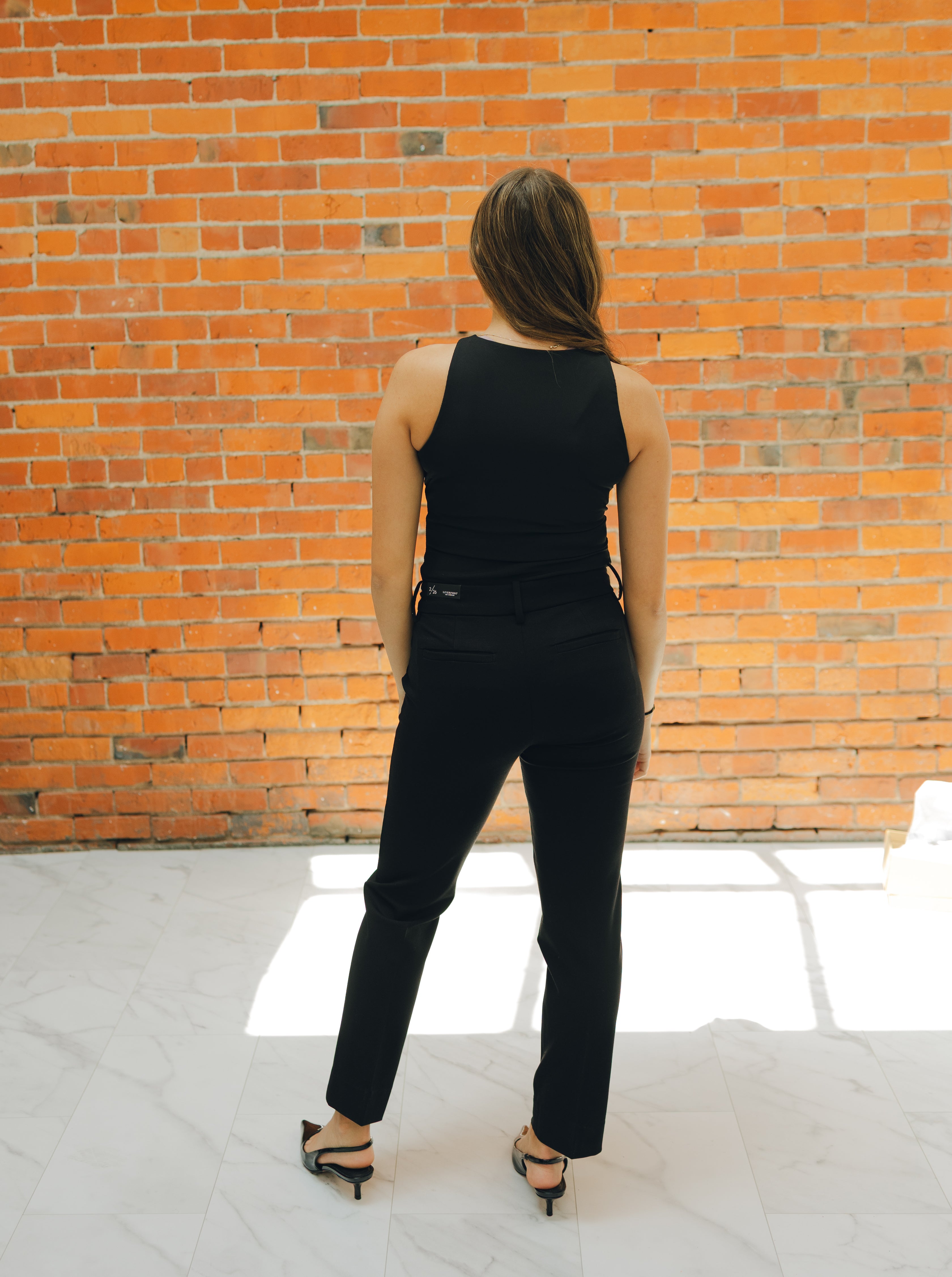 Liverpool Gemma Cigarette Trouser - Black