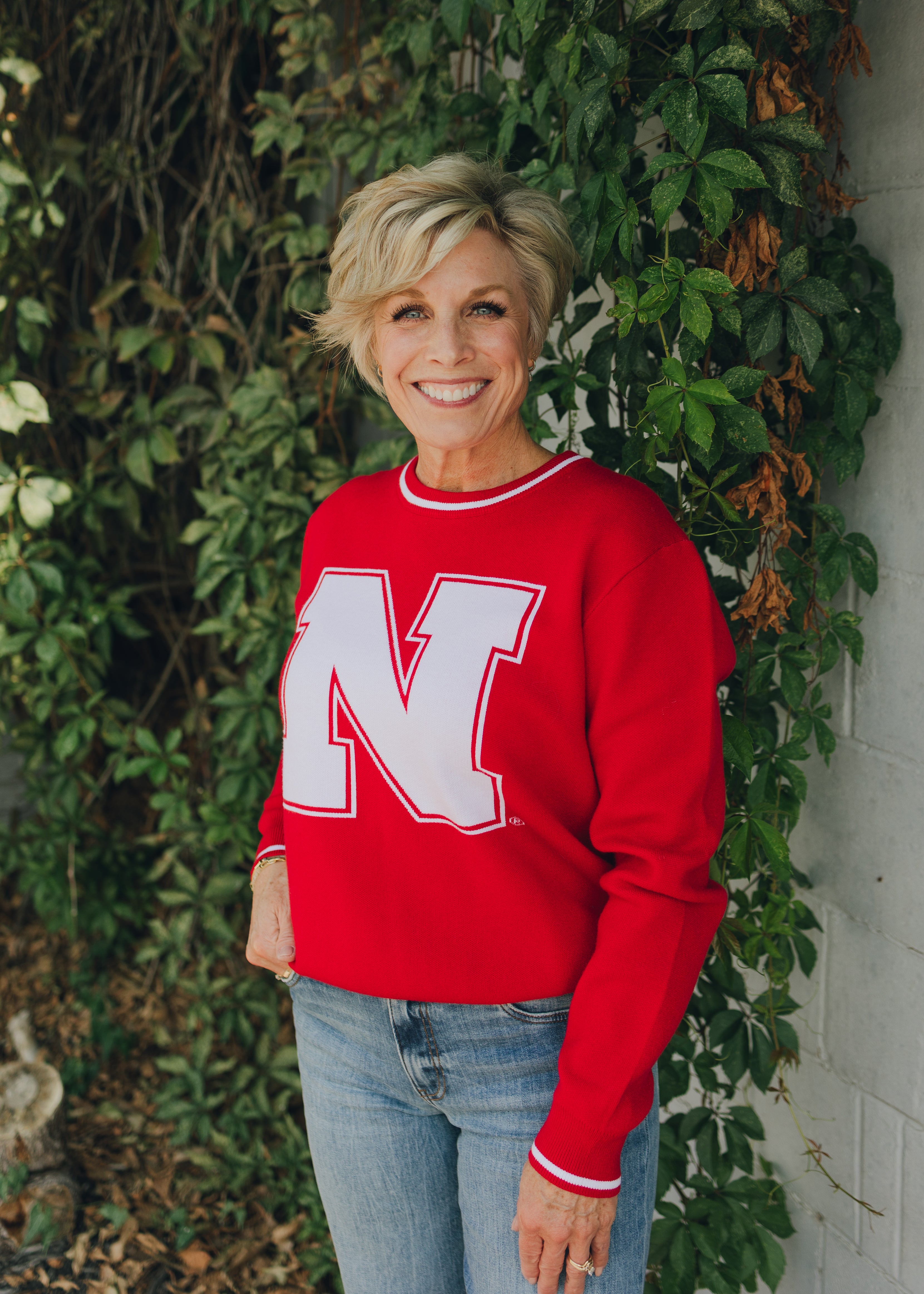 Nebraska Wicks Sweater