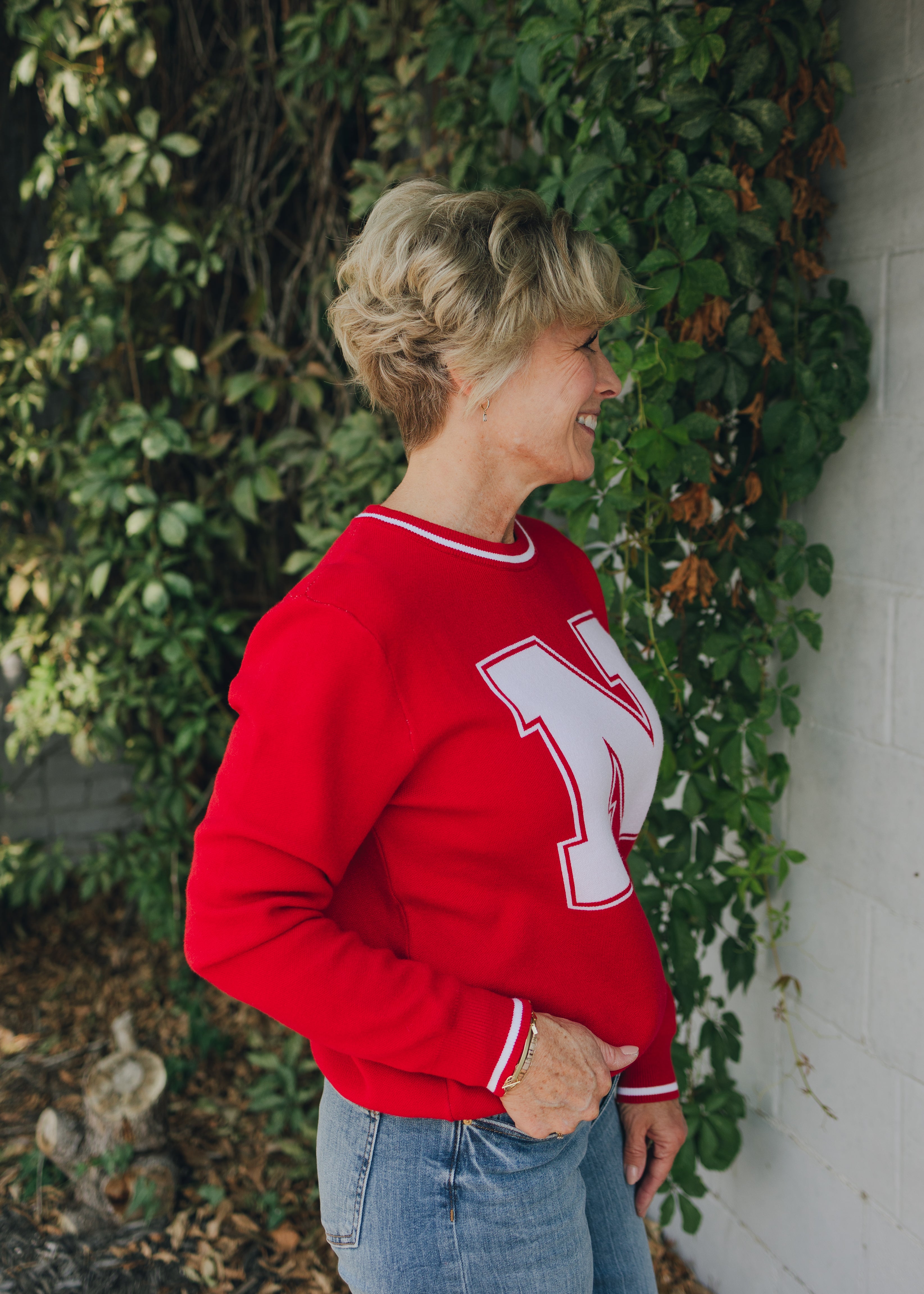 Nebraska Wicks Sweater