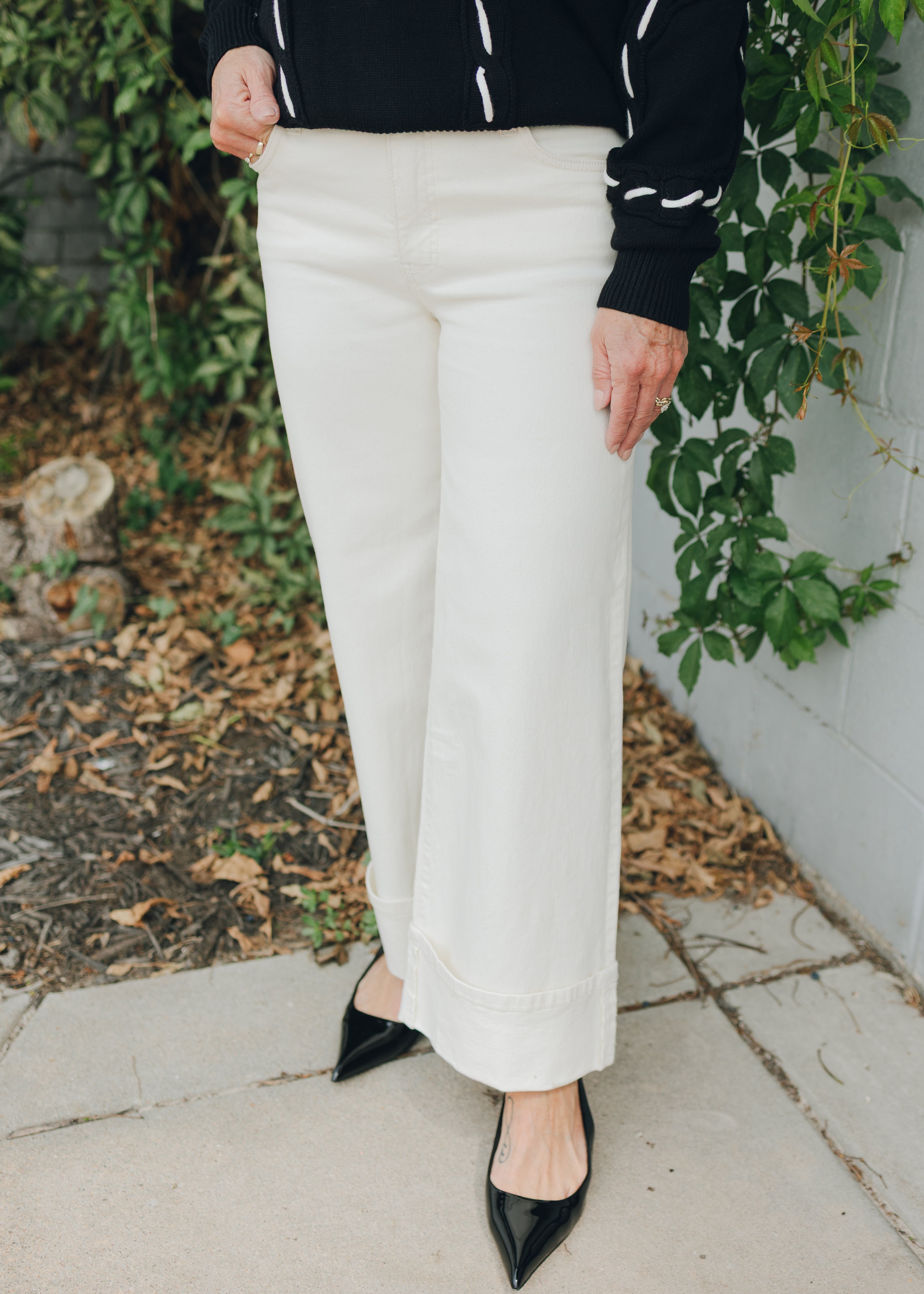 KUT Meg High Rise Fab Ab - Candle