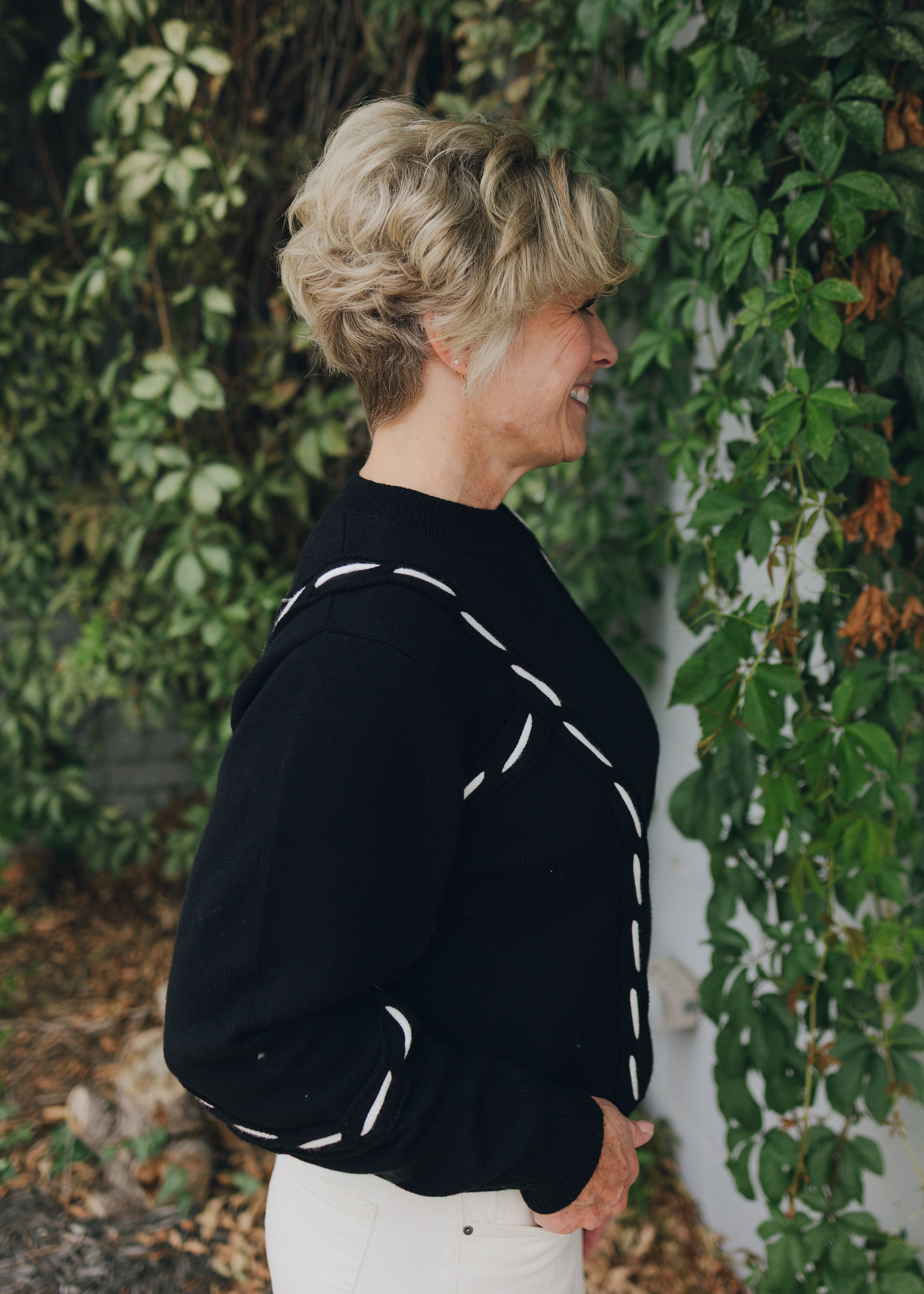 Pattern Knit Sweater