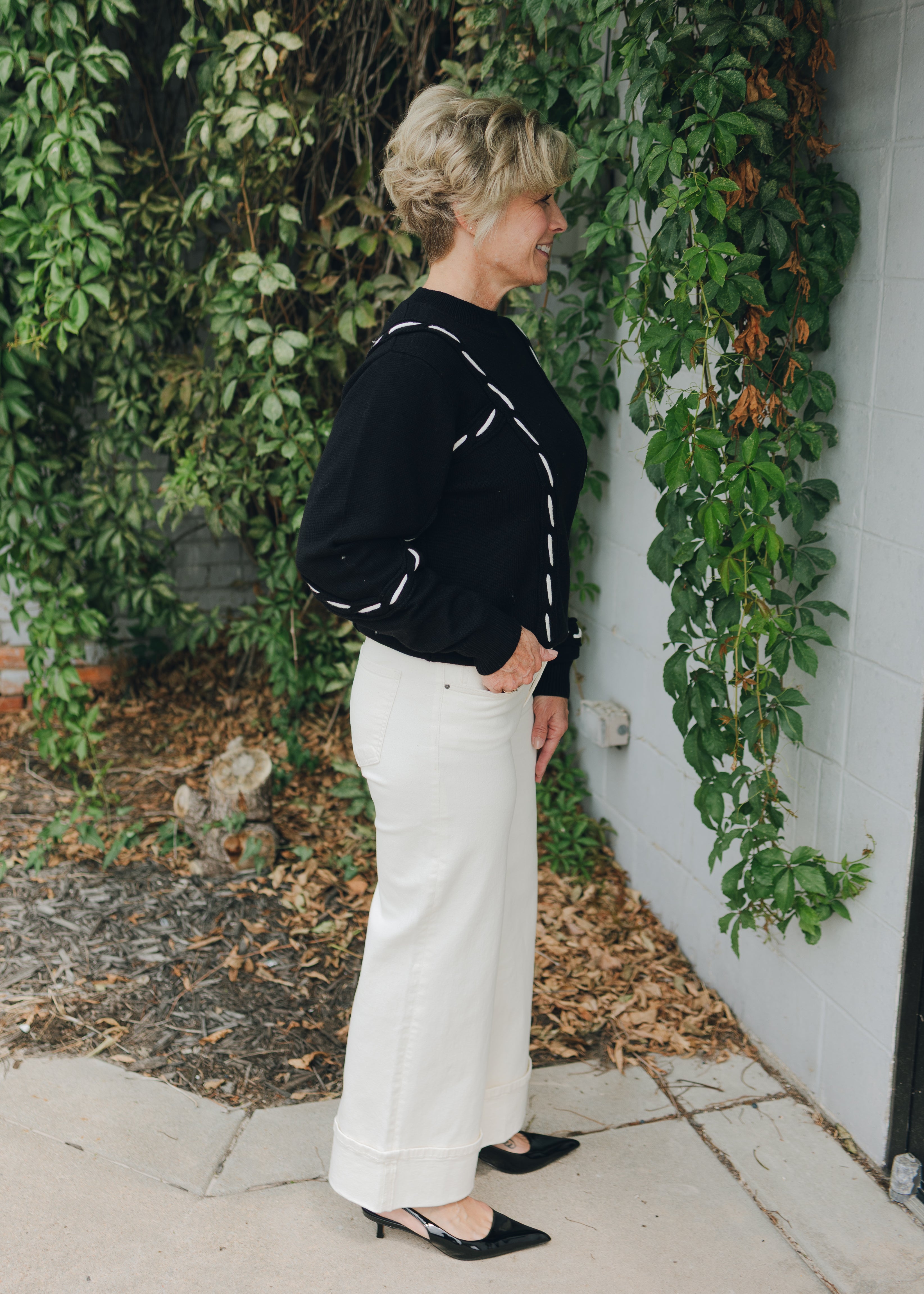 KUT Meg High Rise Fab Ab - Candle