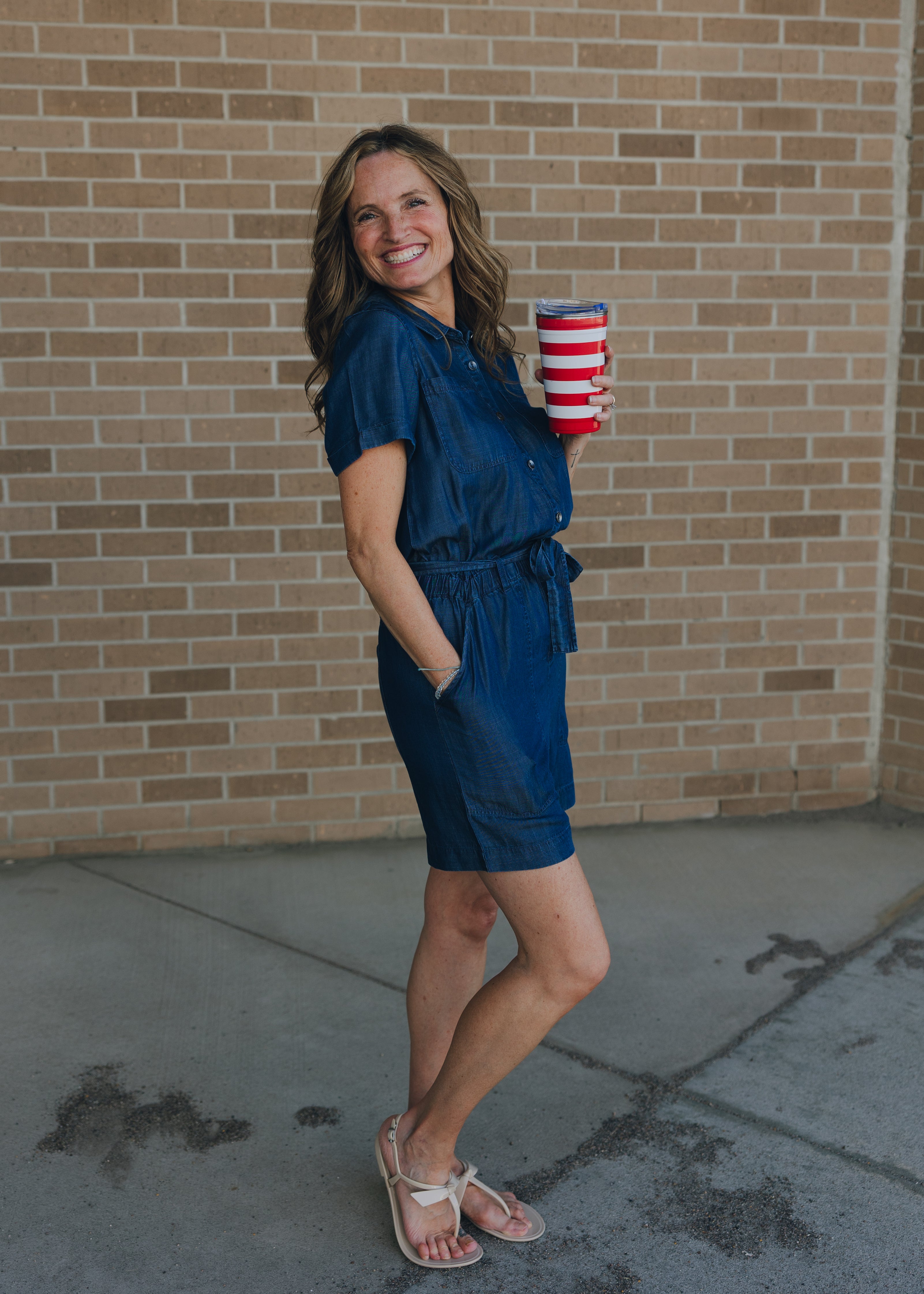 Liverpool Short Sleeve Romper