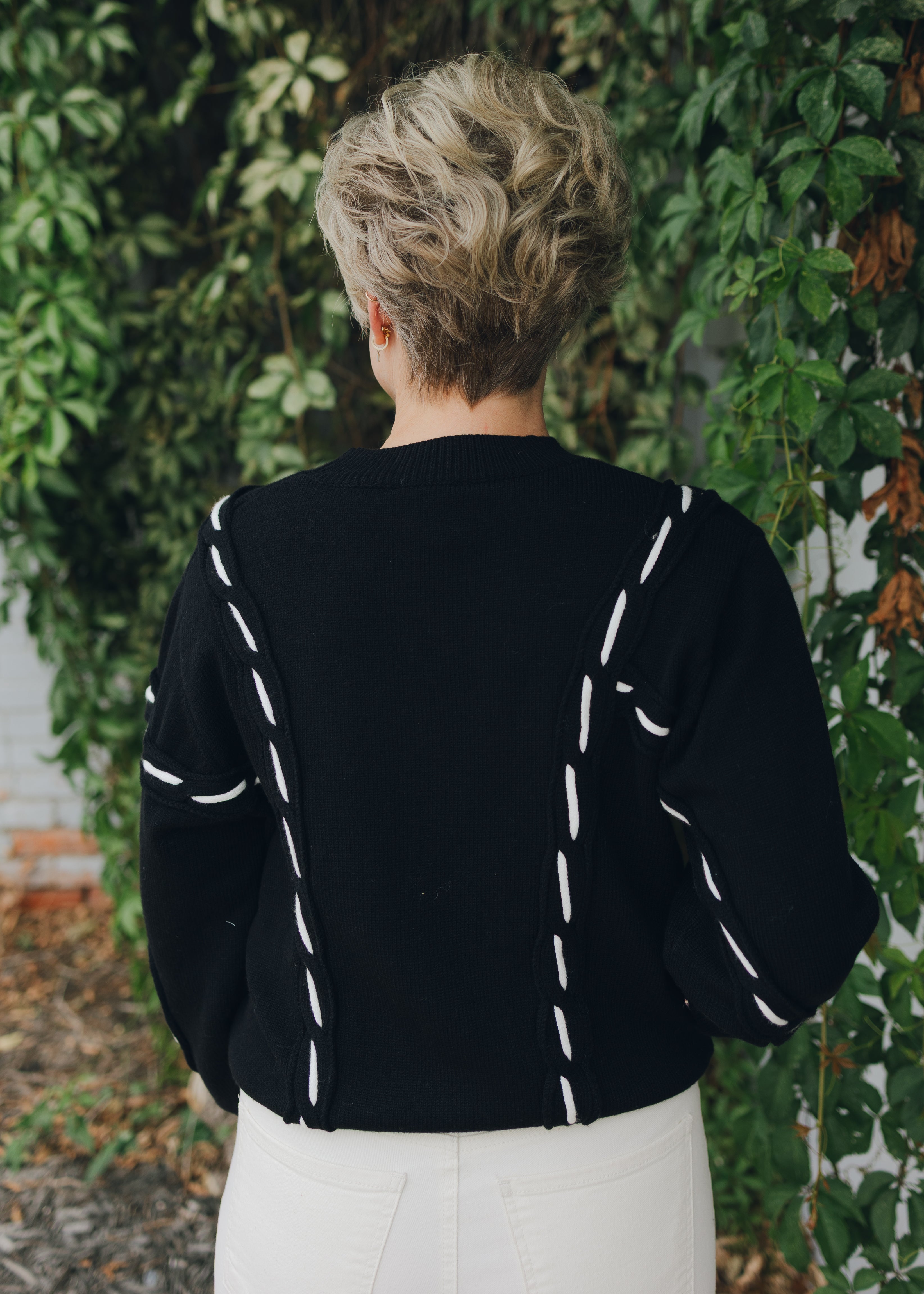 Pattern Knit Sweater