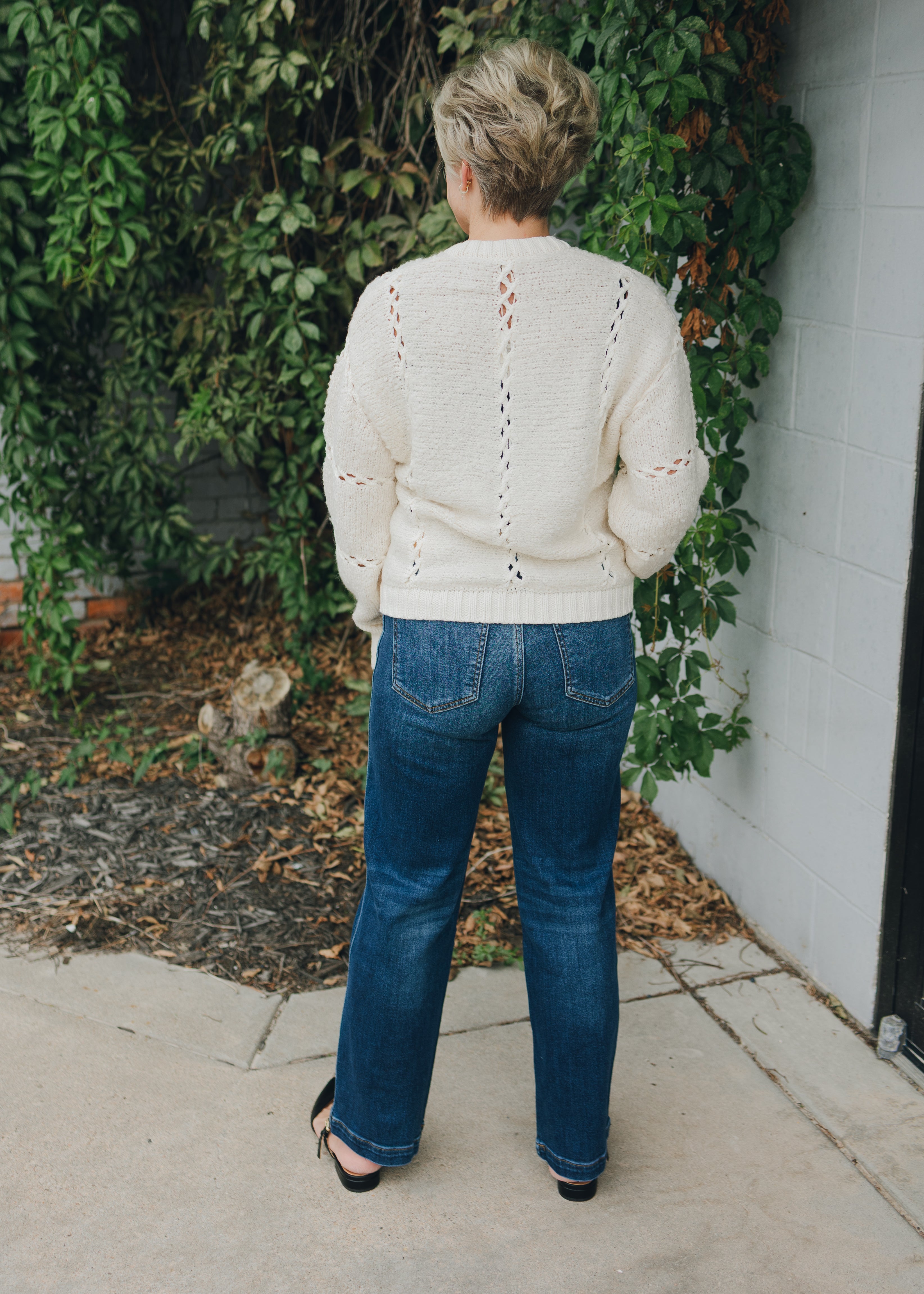 KUT Pattie High Rise Straight - Razor