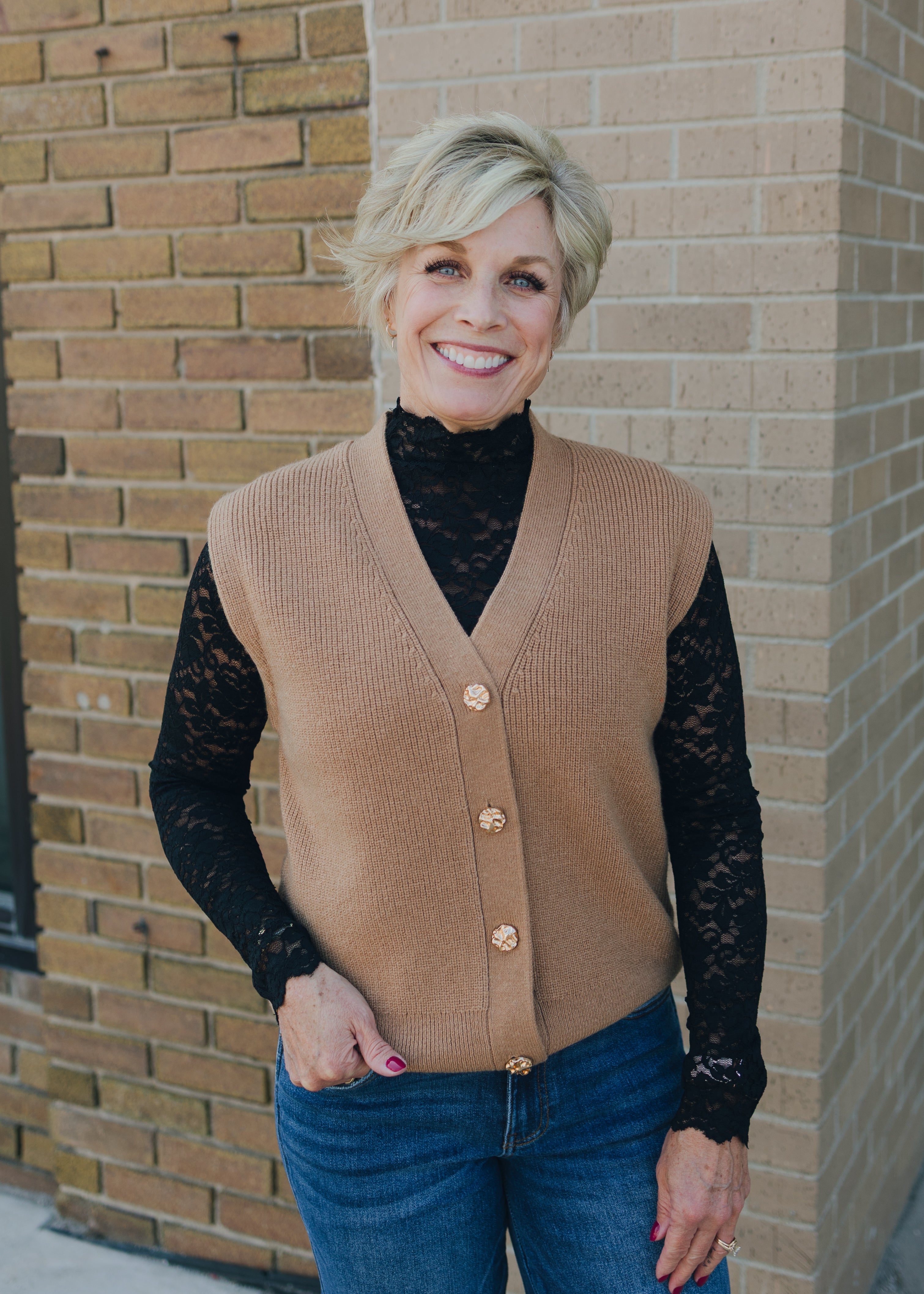 Molly Bracken Sleeveless Cardigan