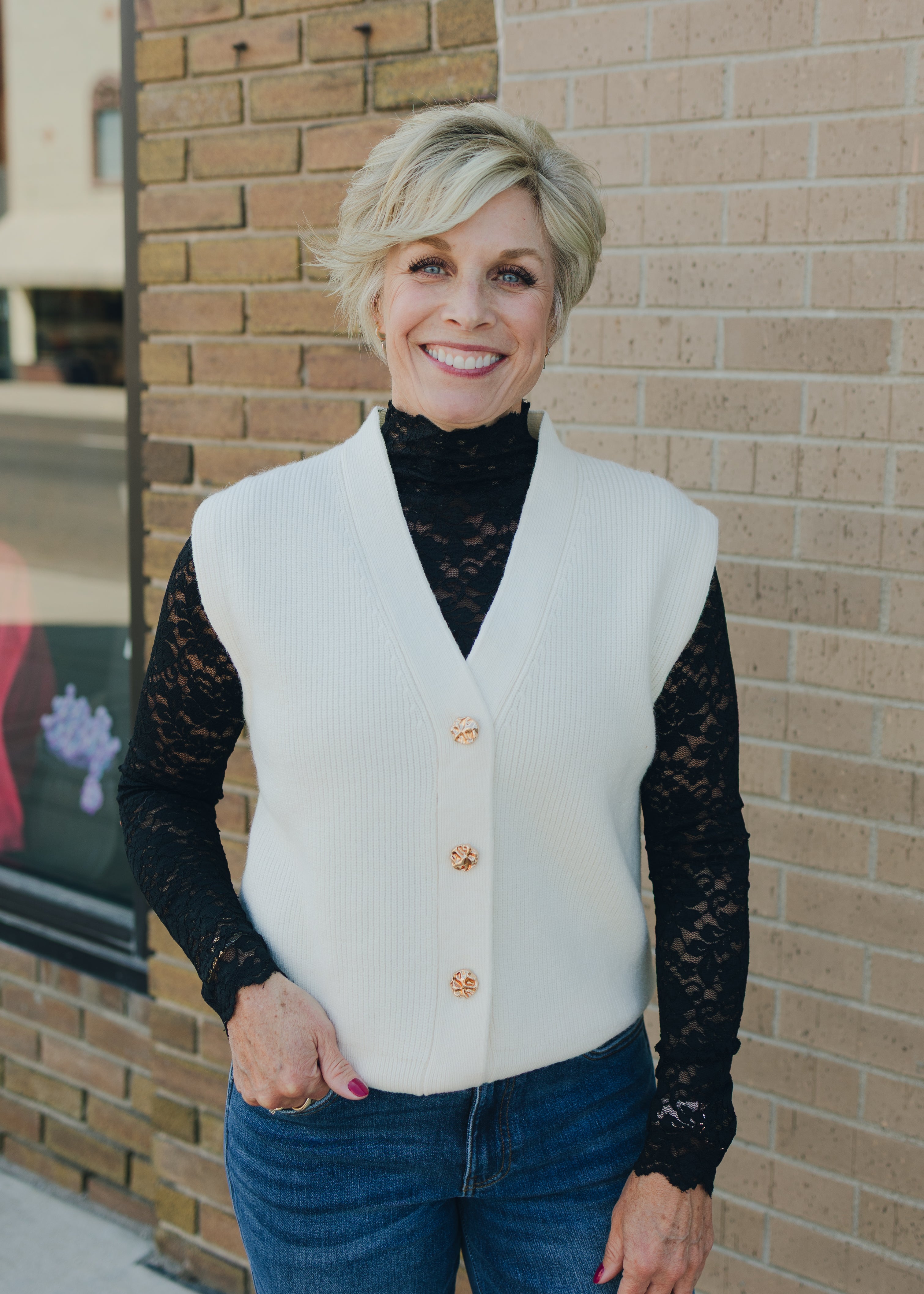 Molly Bracken Sleeveless Cardigan