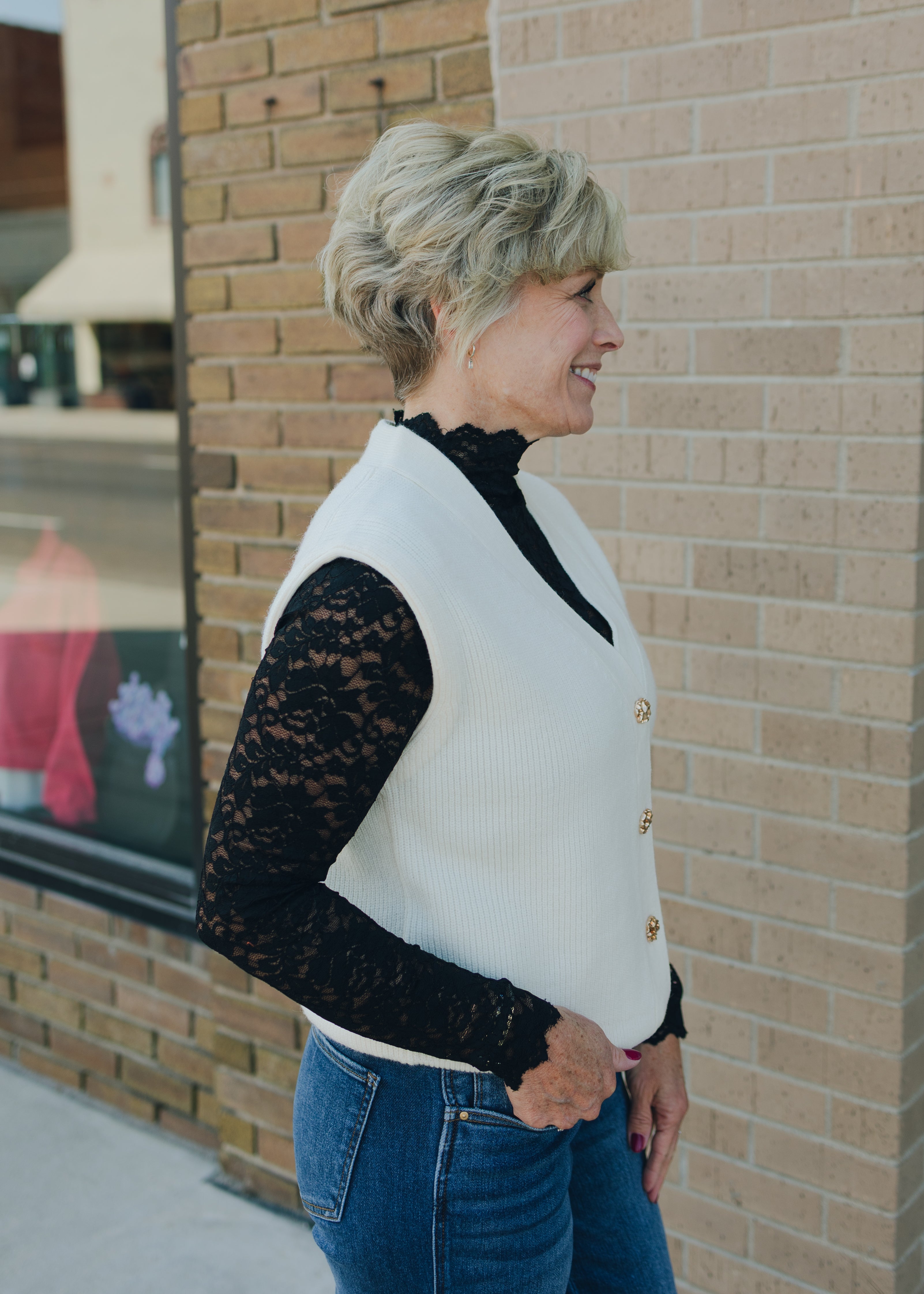 Molly Bracken Sleeveless Cardigan