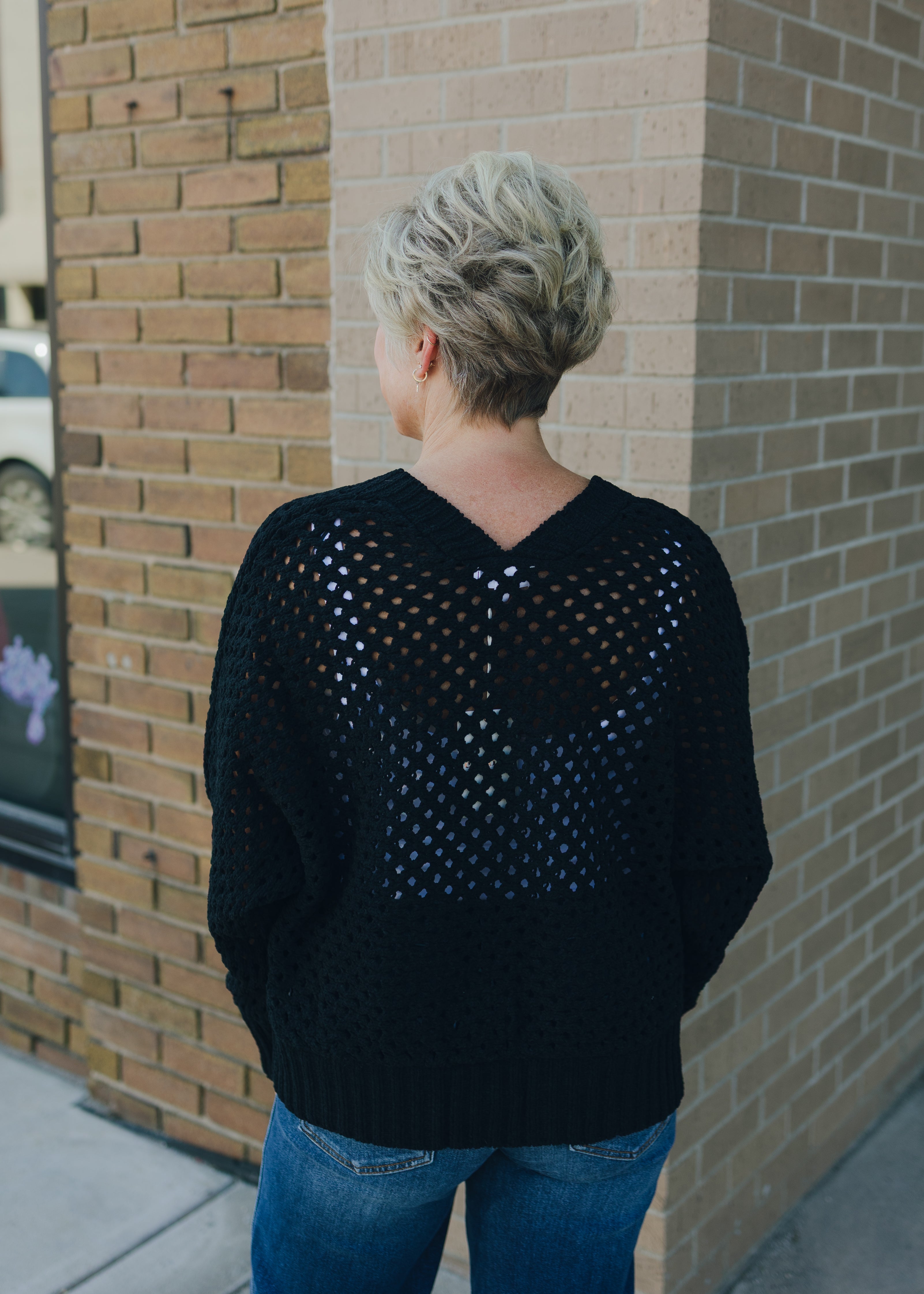 Long Sleeve Crochet Cardigan