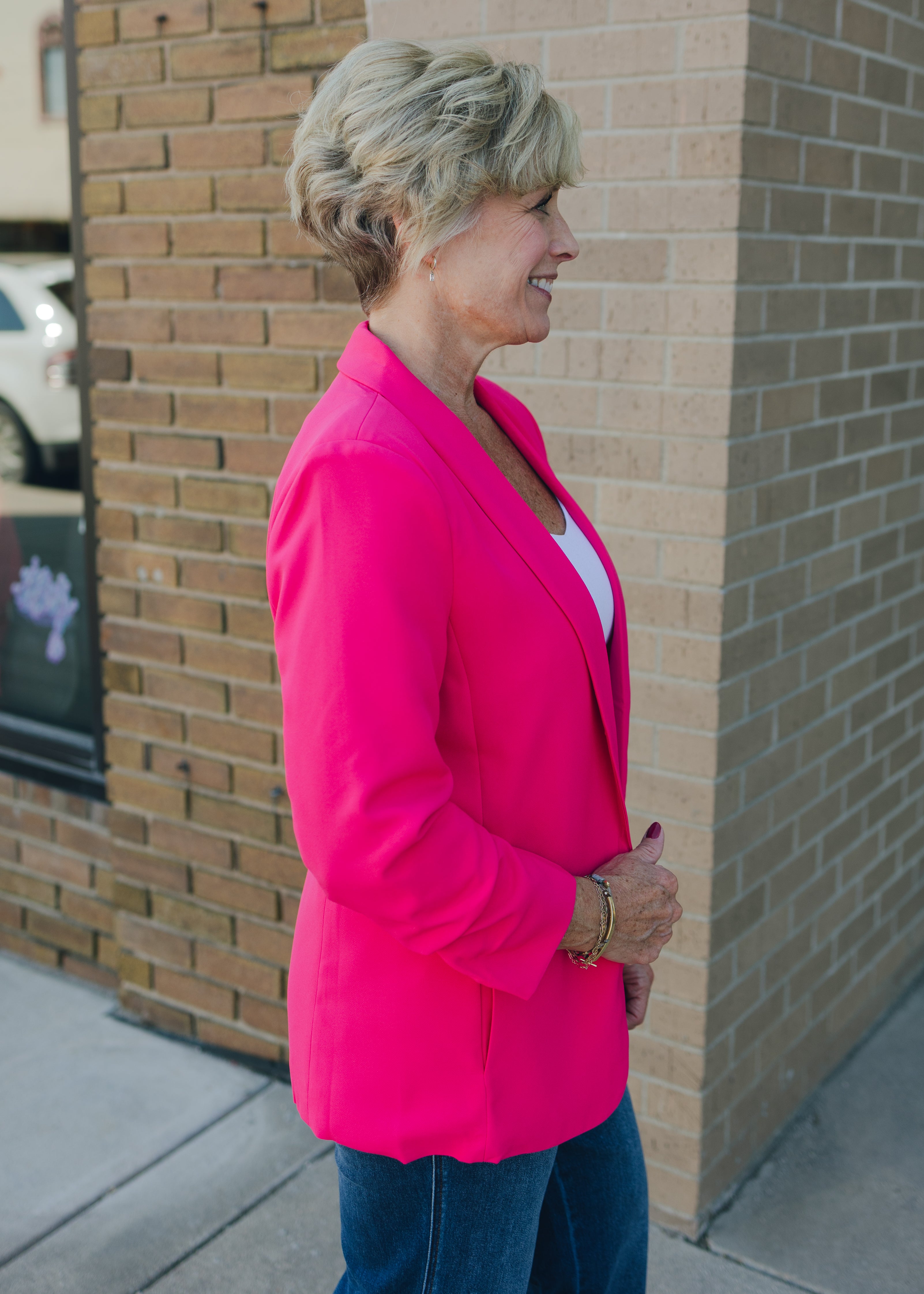 Hot Pink Classic Blazer