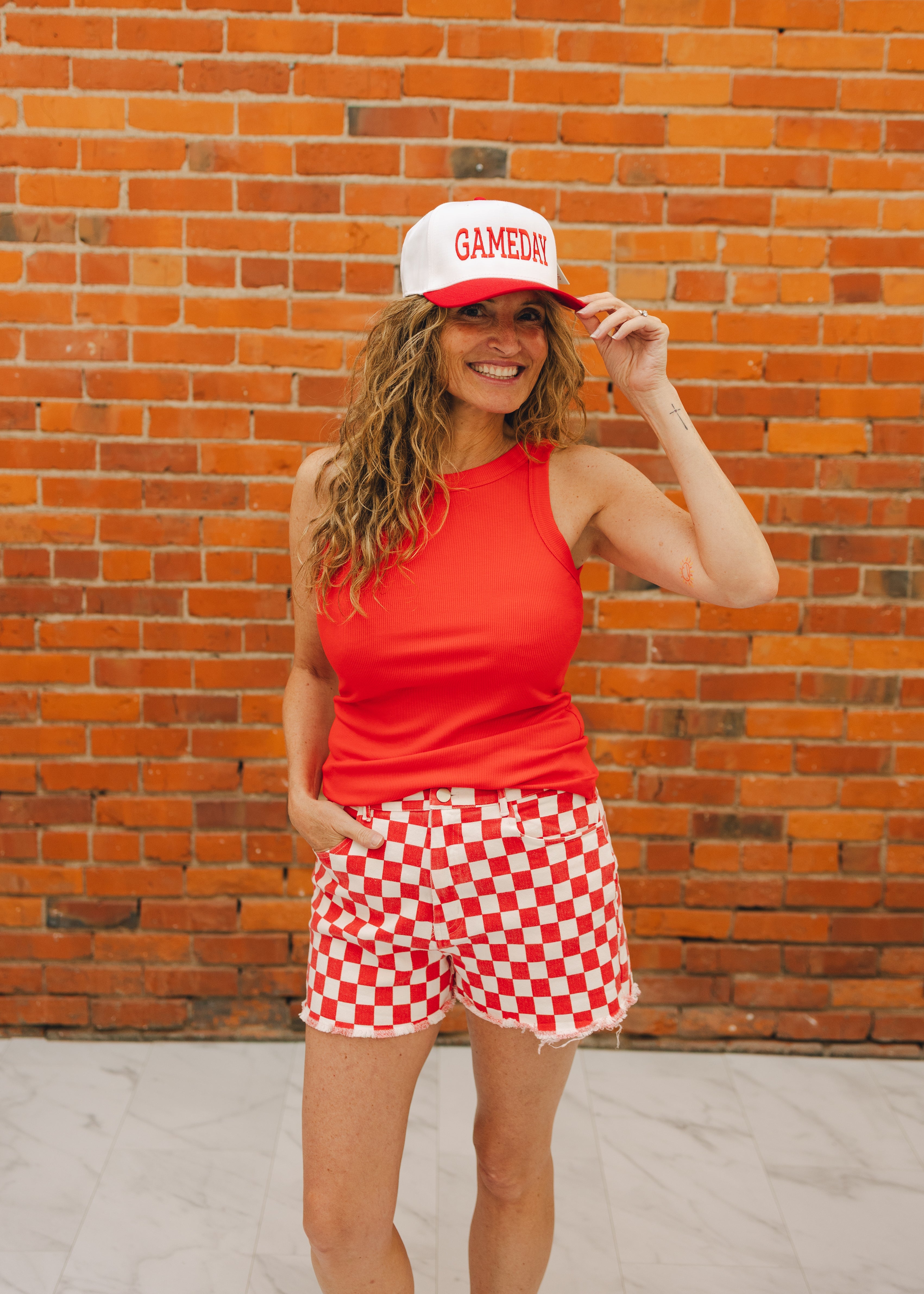 Rib Knit Round Neck Tank