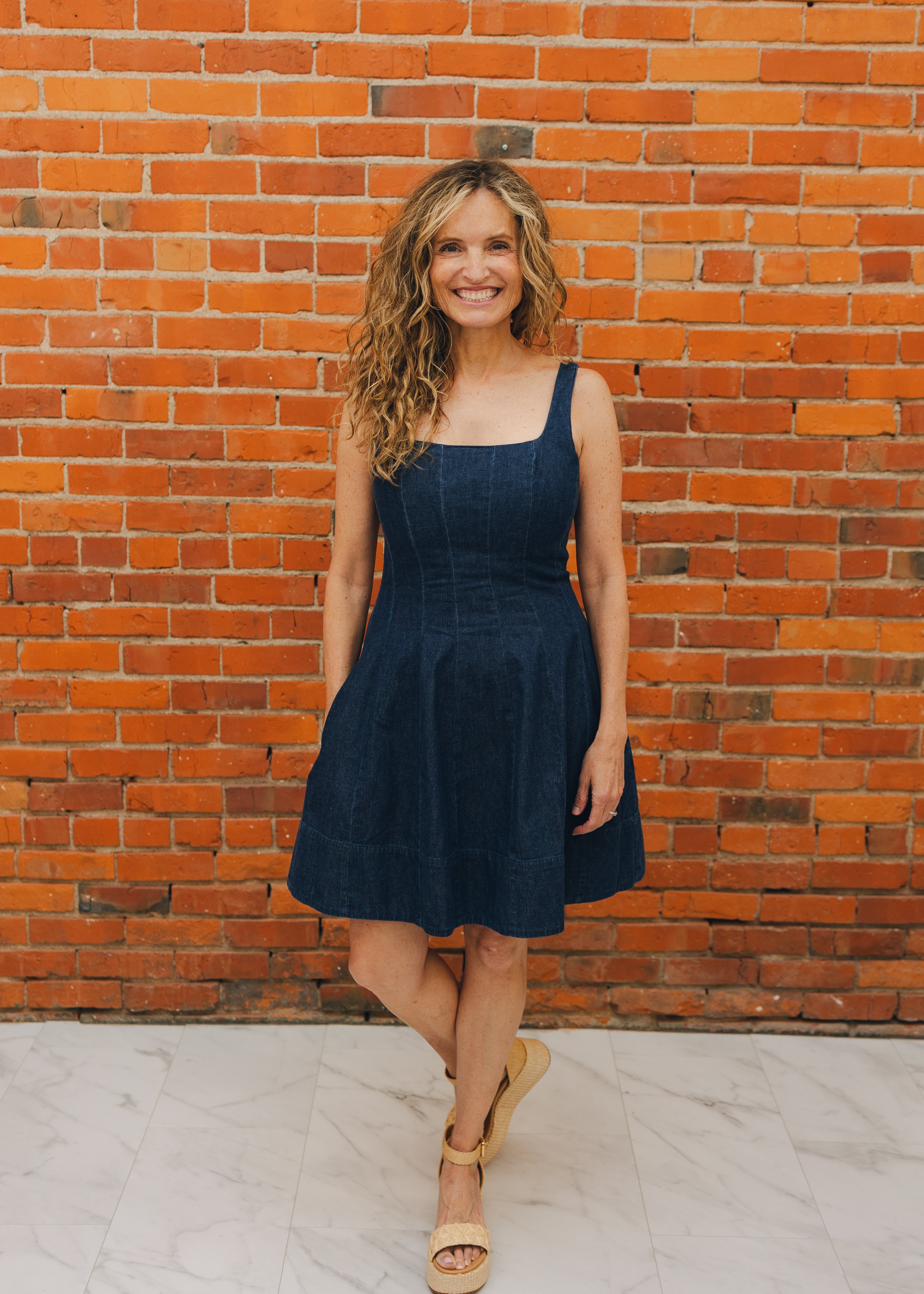 KUT Amelie Denim Dress