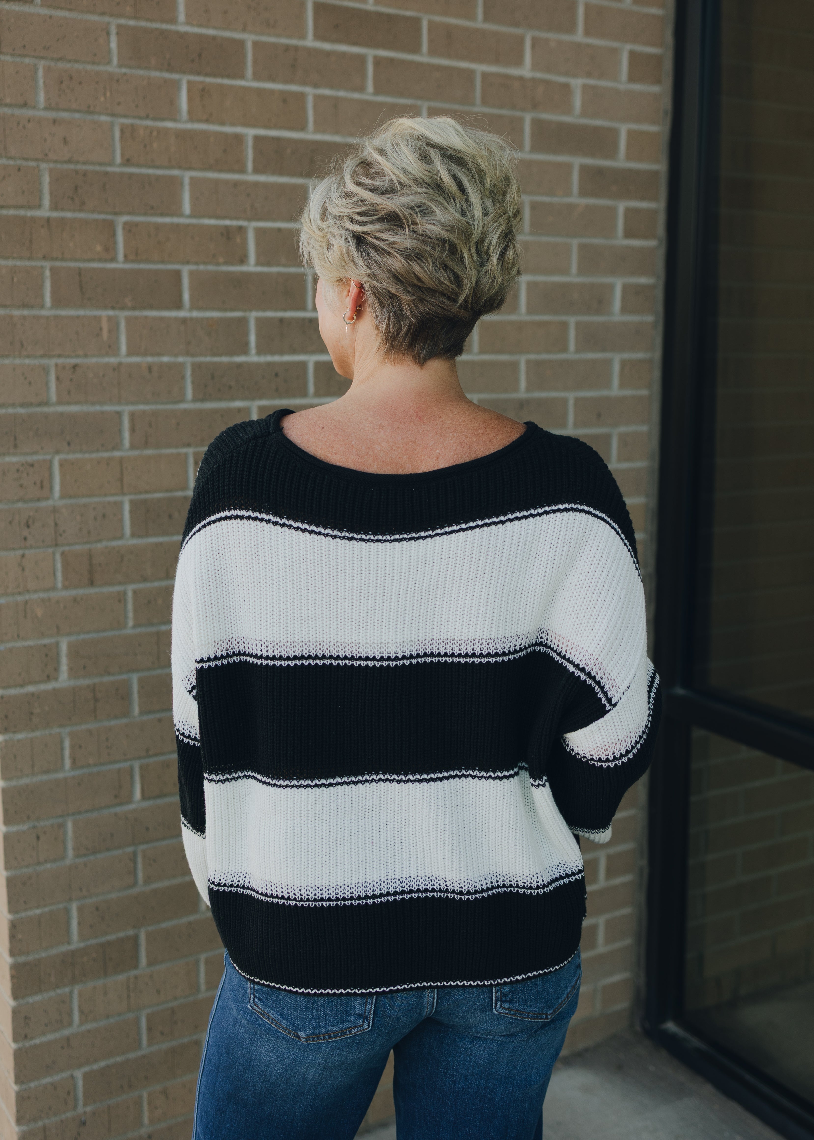 Striped Long Sleeve Sweater