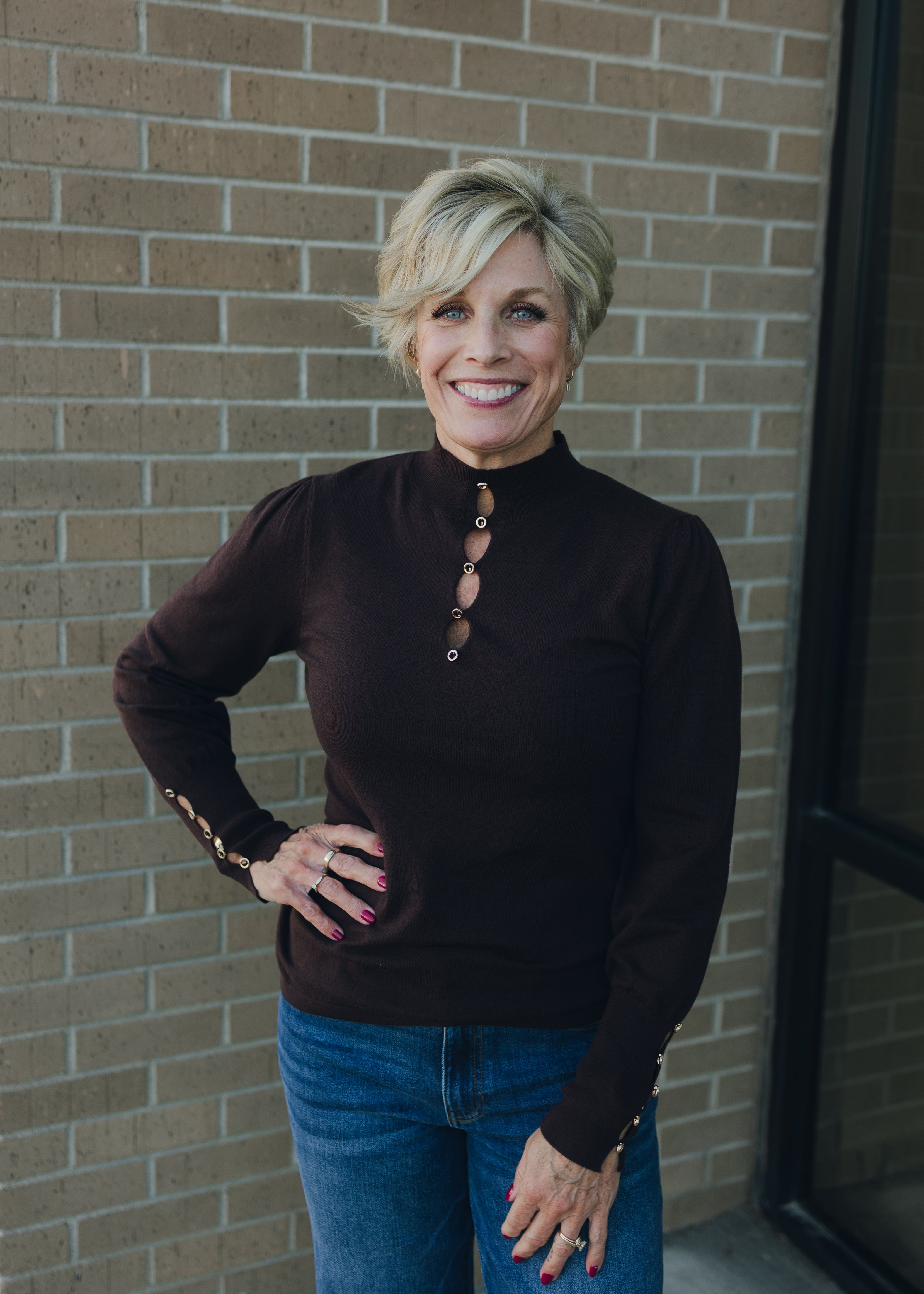 Molly Bracken Knitted Sweater - Chocolate